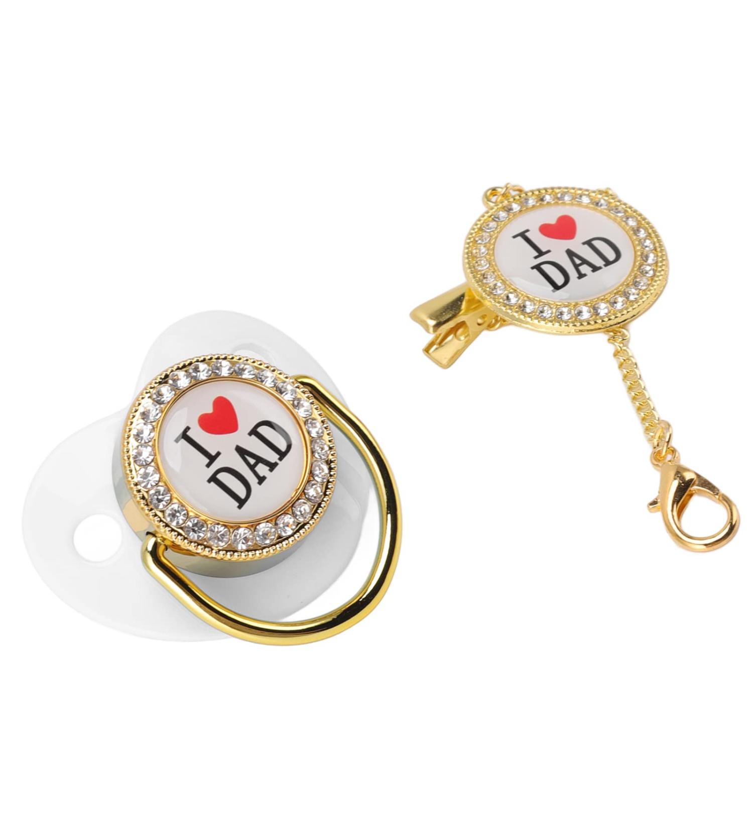 Rhinestone Baby Pacifier for Jaw Development | Safe & Stylish for 6-18 Months - Buy Online on SooperMarket.com