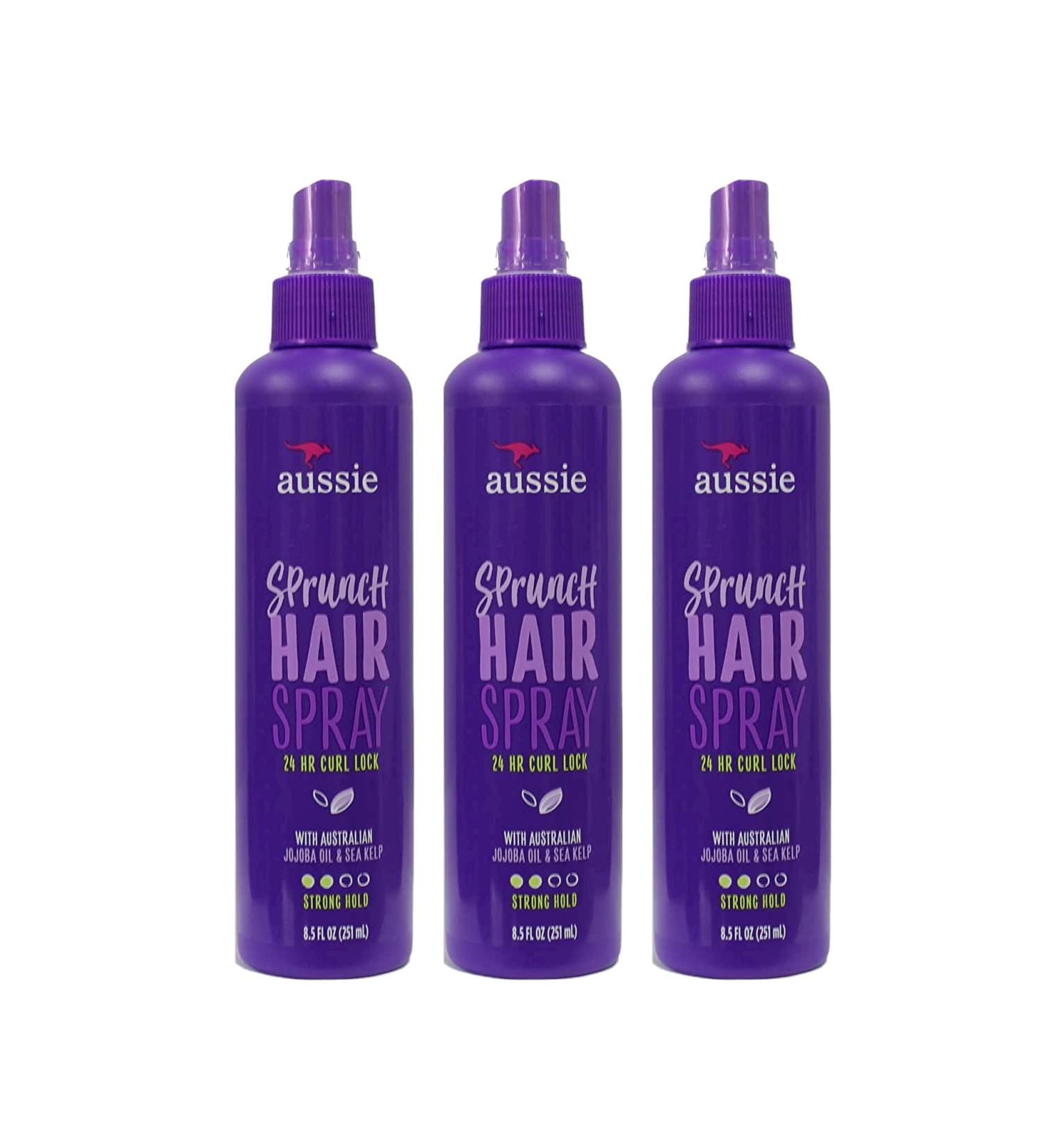 Aussie Hairspray 8.5 Fl Oz - Pack of 3 | Long-lasting Hold and Shine - Buy Online on SooperMarket.com