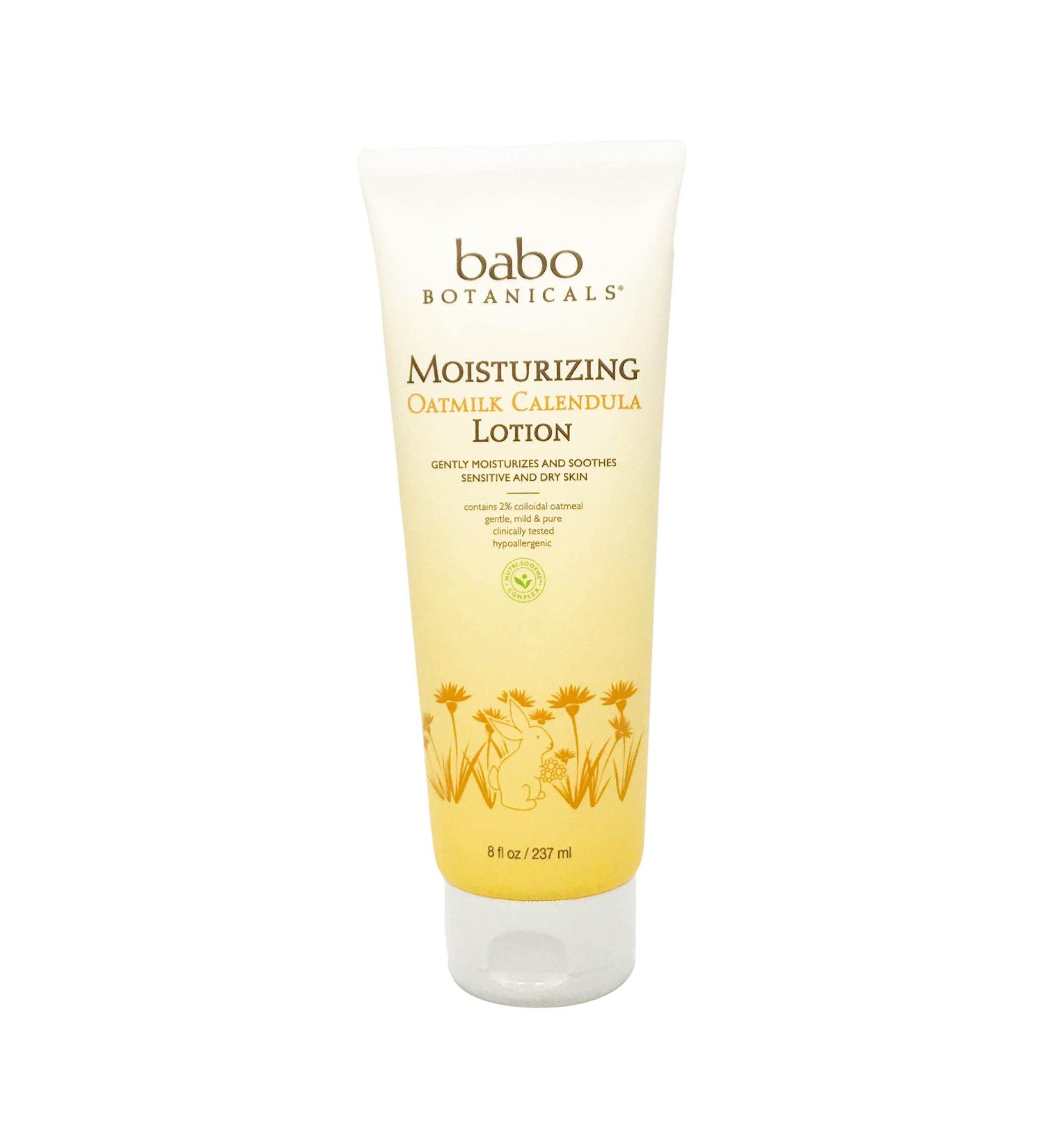 Babo Botanicals Moisturizing Lotion - Gentle Plant-Based Skincare for Sensitive Skin - 8 fl. oz - Buy Online on SooperMarket.com