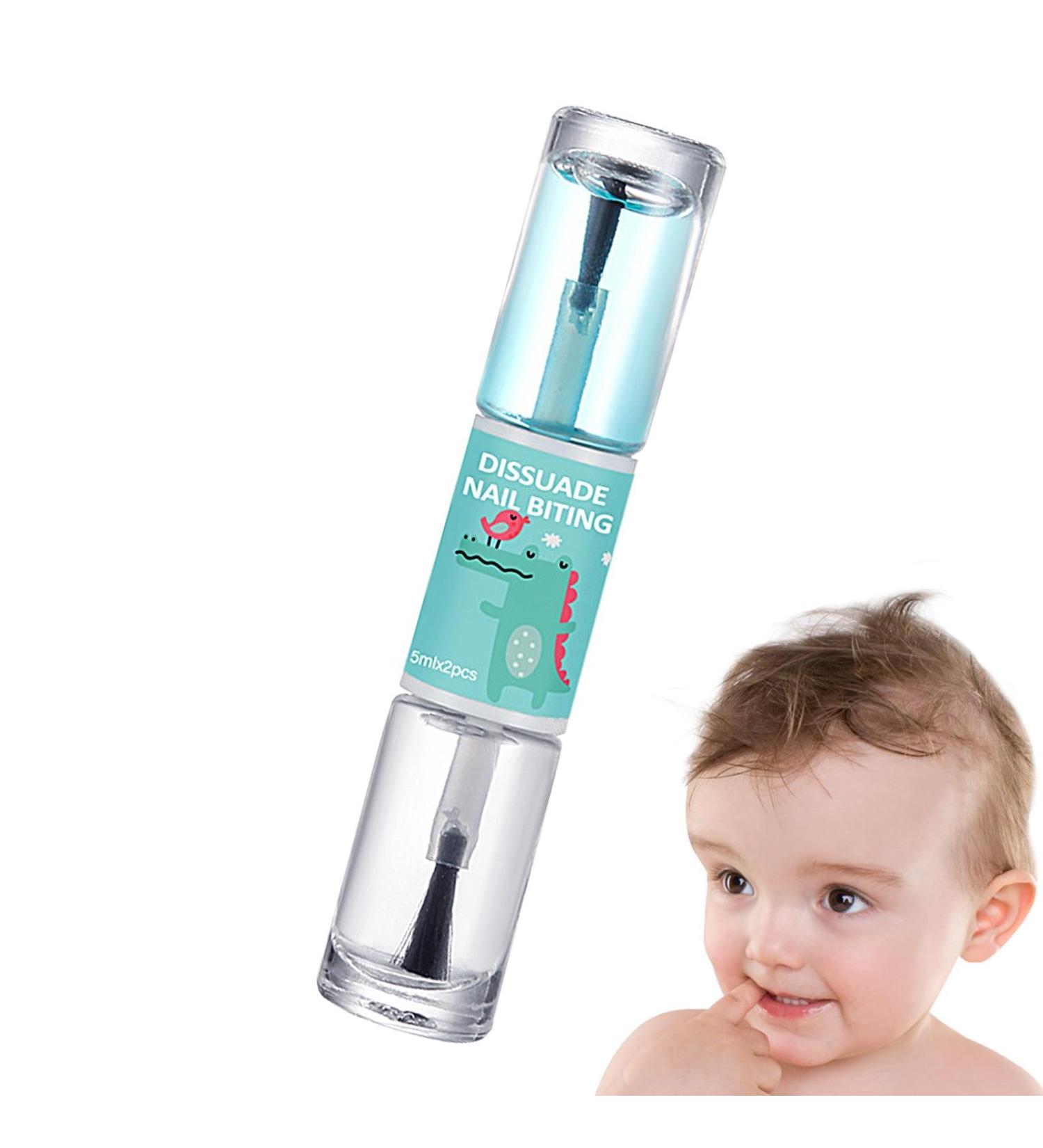 Wontool Bitter Nail Water - Kid's Bitter Tasting 10ml Liquid Polish 2 in 1 Design Nail Biting Stop Tool for Teenagers of All Ages Children Toddler and Adults - Buy Online on SooperMarket.com