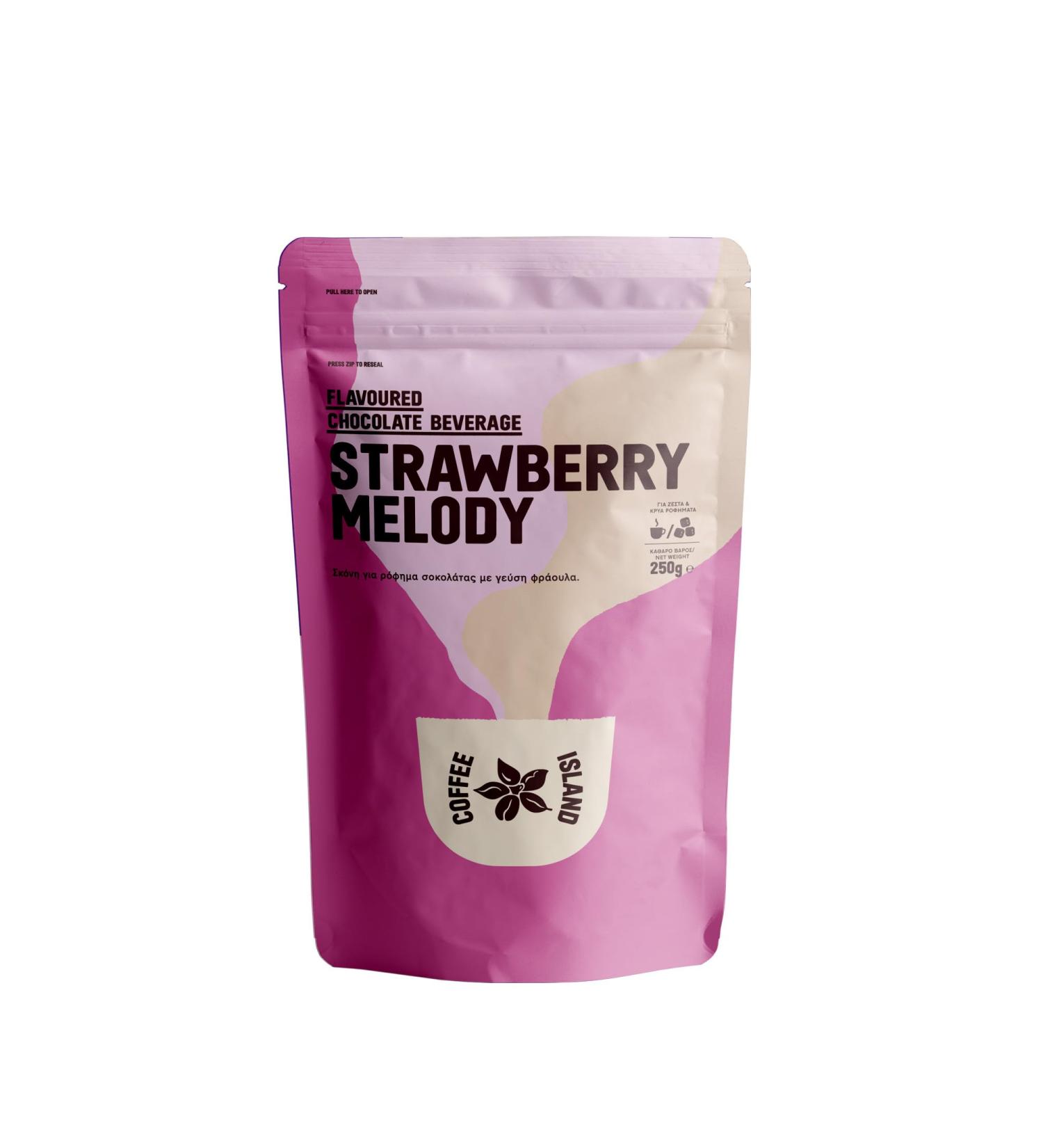 Coffee Island Chocolate Strawberry Melody Beverage Prepacked 250g - Buy Online on SooperMarket.com