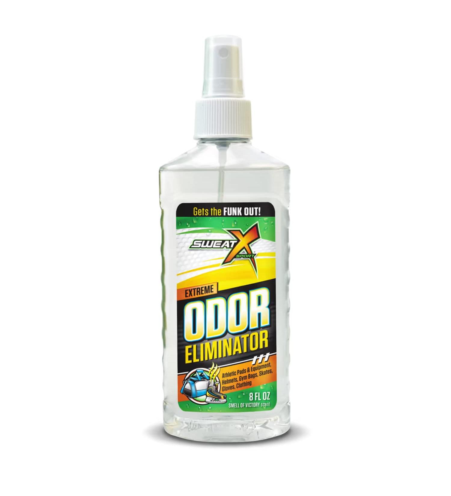 Sweat X Sport Extreme Odor Spray  Multipurpose Deodorizer for Stinky Shoes  Sports Equipment and All Odors  8 Ounce Concentrated Formula  No Washing Required Victory Scent 8 Ounce (Pack of 1) - Buy Online on SooperMarket.com