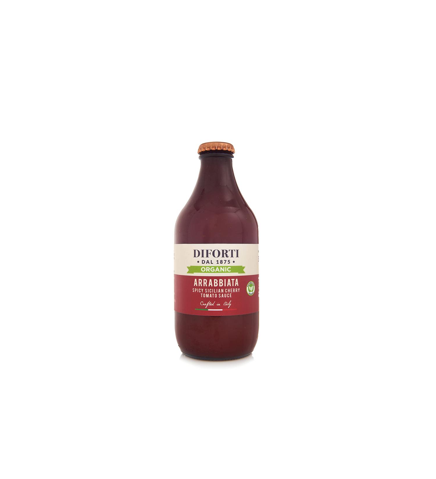 DIFORTI Organic Arrabiata Hot Cherry Tomato Sauce 330 ml