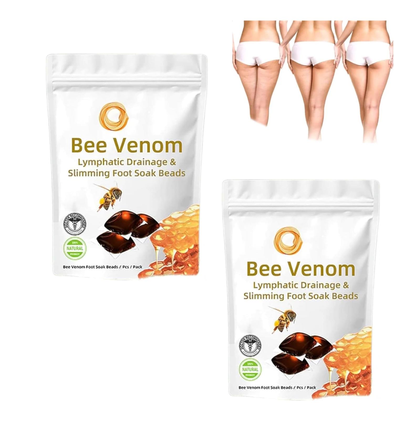 Lukmlca Bee Venom Lymphatic Drainage & Slimming Foot Soak Beads 7pcs/Bag Lukmlca Bee Venom Bee Venom Foot Soak Beads (2bag) - Buy Online on SooperMarket.com