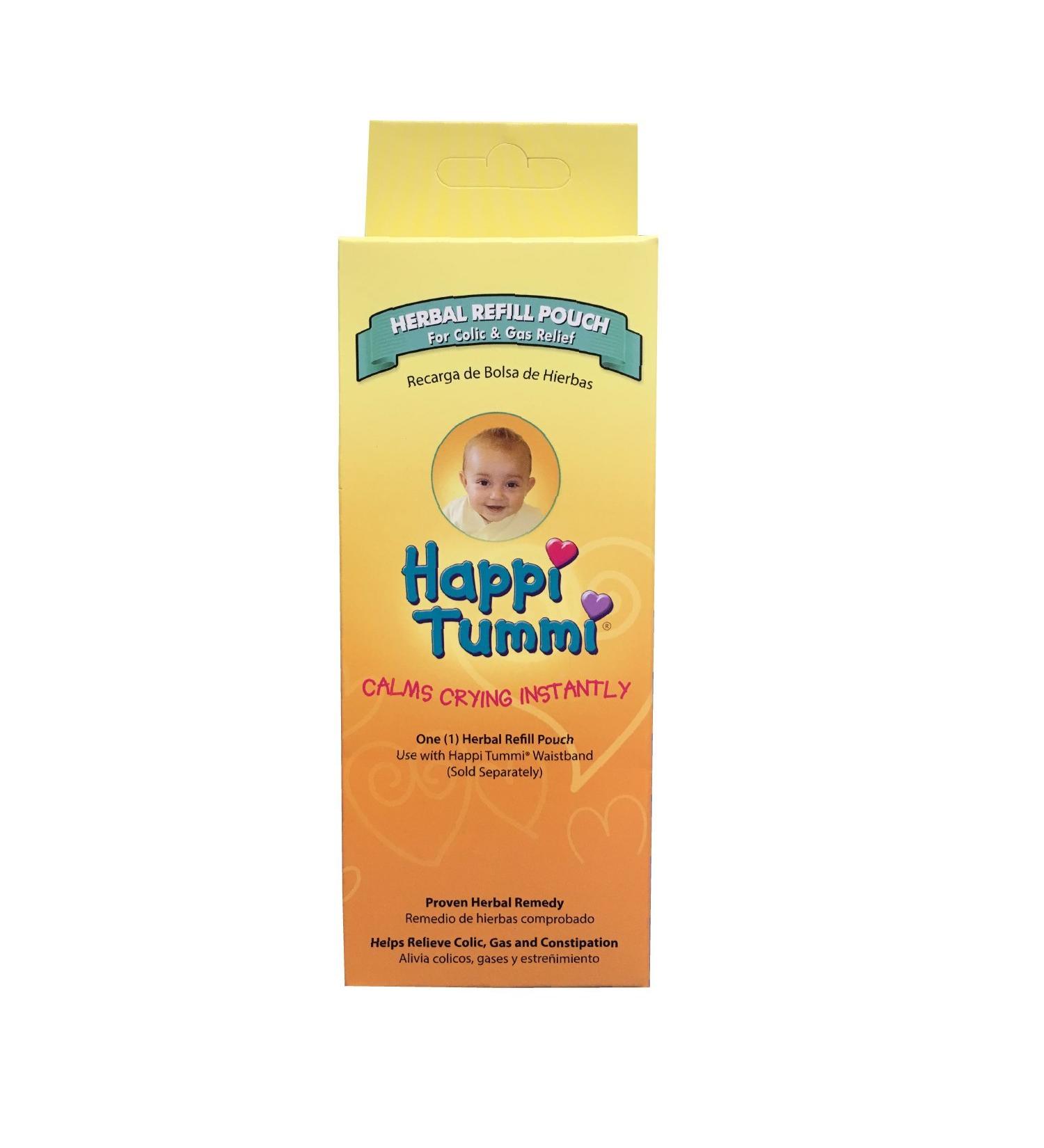 Happi Tummi Herbal Refill Pack for Infants - Relief from Colic, Gas & Upset Tummies (1 Count) - Buy Online on SooperMarket.com