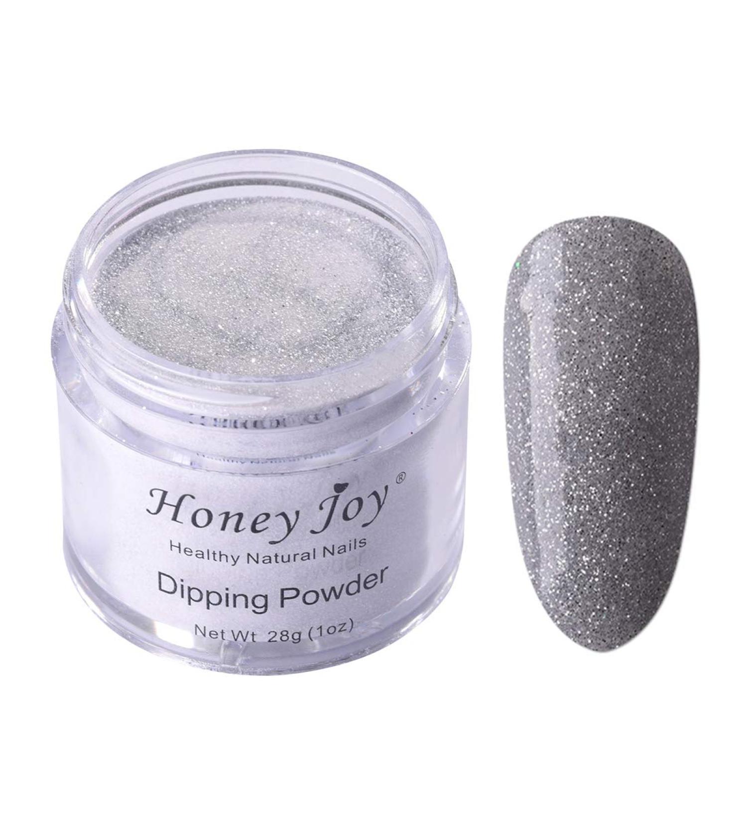 Silver Fine Dipping Powder- No Lamp Cure, Gel Polish Effect - 28g/Box (No.115) - Buy Online on SooperMarket.com