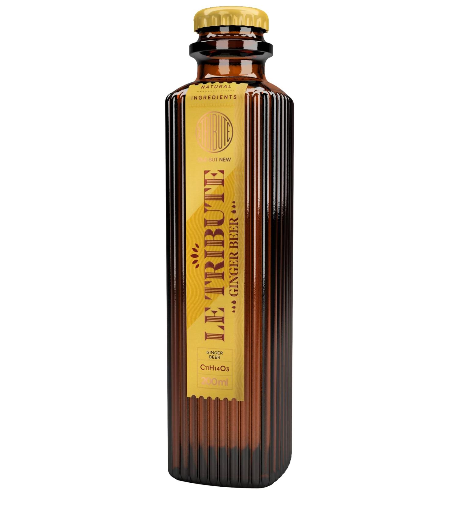 Le Tribute Ginger Beer Alcohol-Free 4x0.2 Value Pack | Buy Internationally | Refreshing & No Alcohol - Buy Online on SooperMarket.com