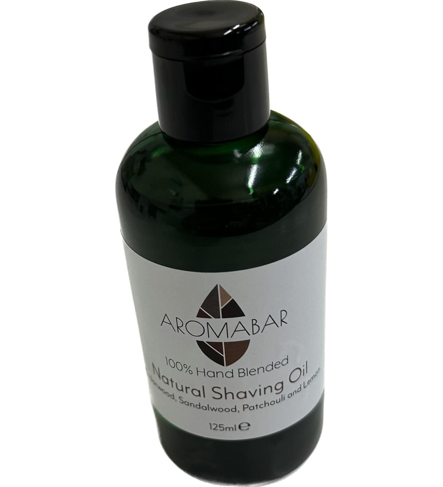 Organic Cedarwood Sandalwood Patchouli & Lemon Shaving Oil - 125ml - Buy Online on SooperMarket.com