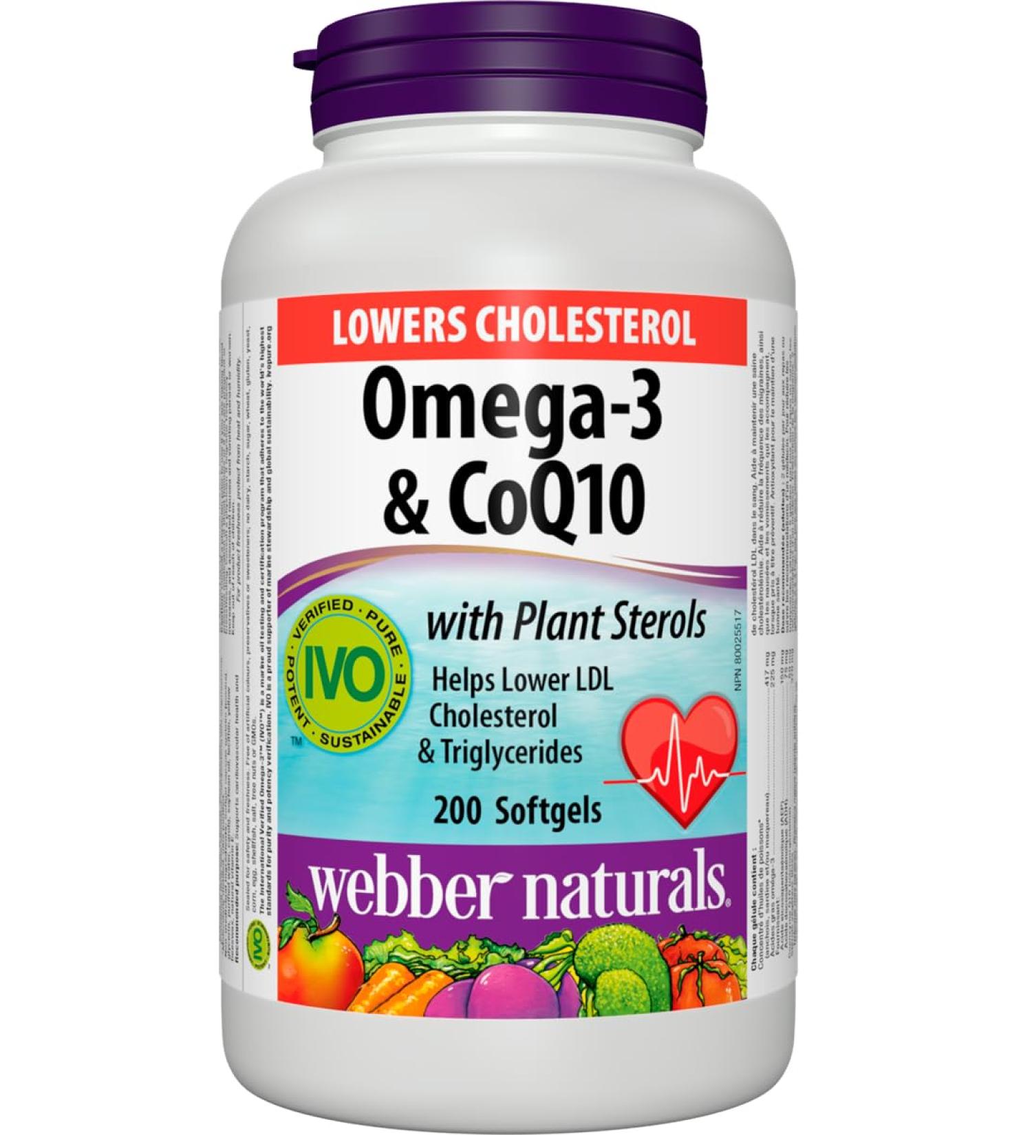 Webber natural Webber Naturals COQ10 Omega 3 (200 Softgels) 200 Count - Buy Online on SooperMarket.com