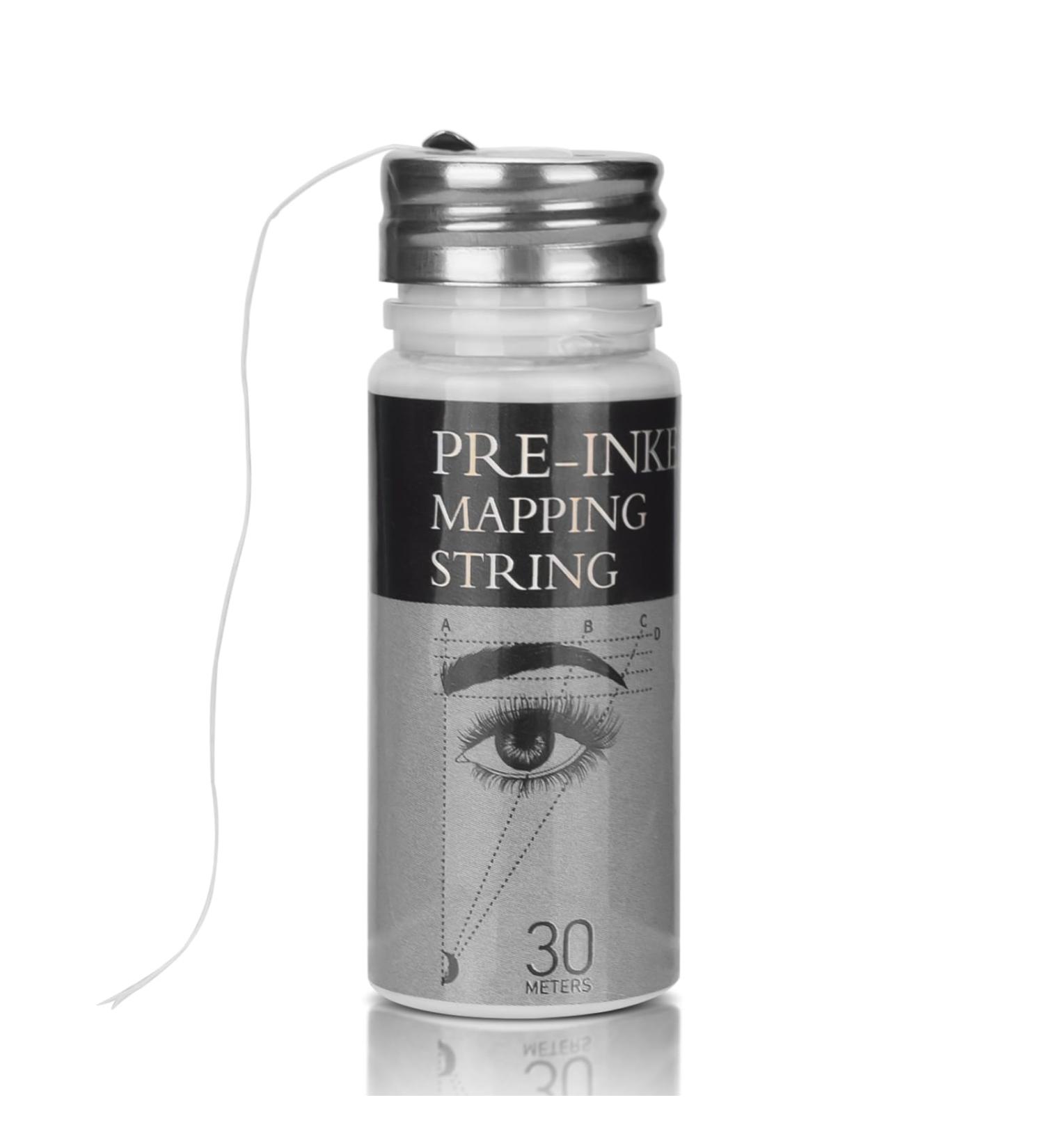 ATOMUS Eyebrow Mapping String - 30m Pre-Inked Microblading String for Precise Brow Marking | International Shipping Available - Buy Online on SooperMarket.com