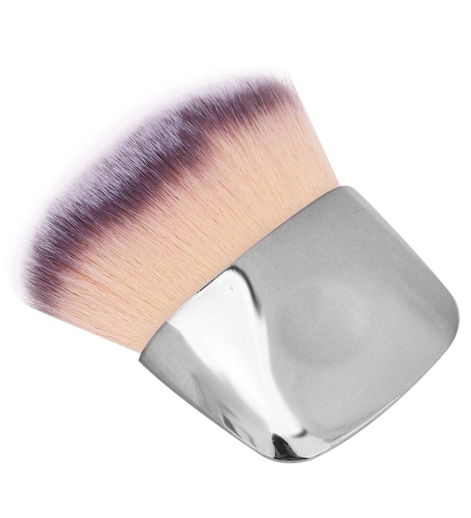Verdant Touch Makeup Tool Mini Multifunctional Makeup Brush Loose Powder Blush Foundation Beauty Tool Silver - Buy Online on SooperMarket.com