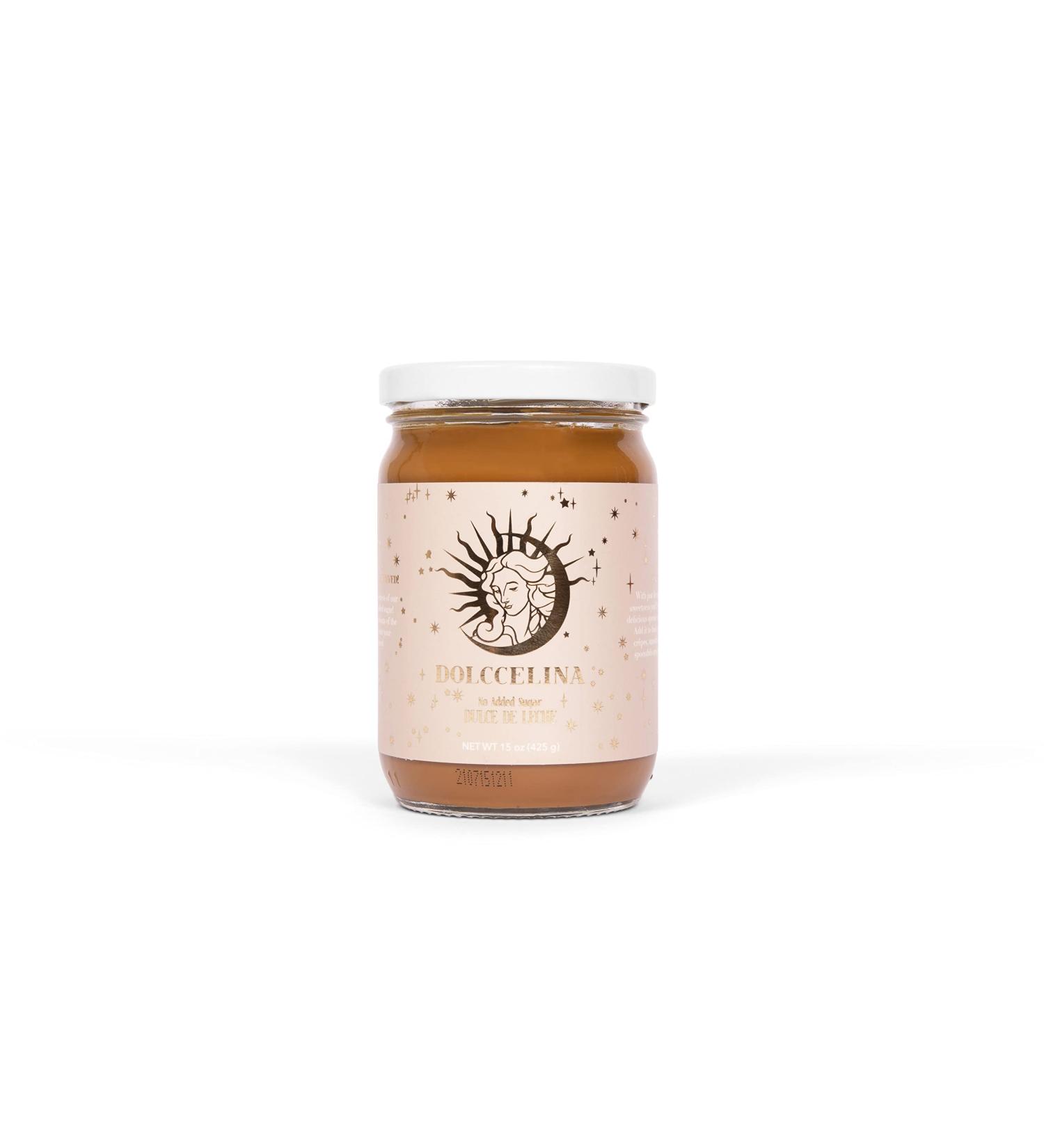 Dulce De Leche No Added Sugar Gluten Free Milk Caramel Sauce - Low Carb & 35 Calories | Caramel Chocolate Spread for Ice Cream, Desserts, Coffee & More | 15 oz - Buy Online on SooperMarket.com