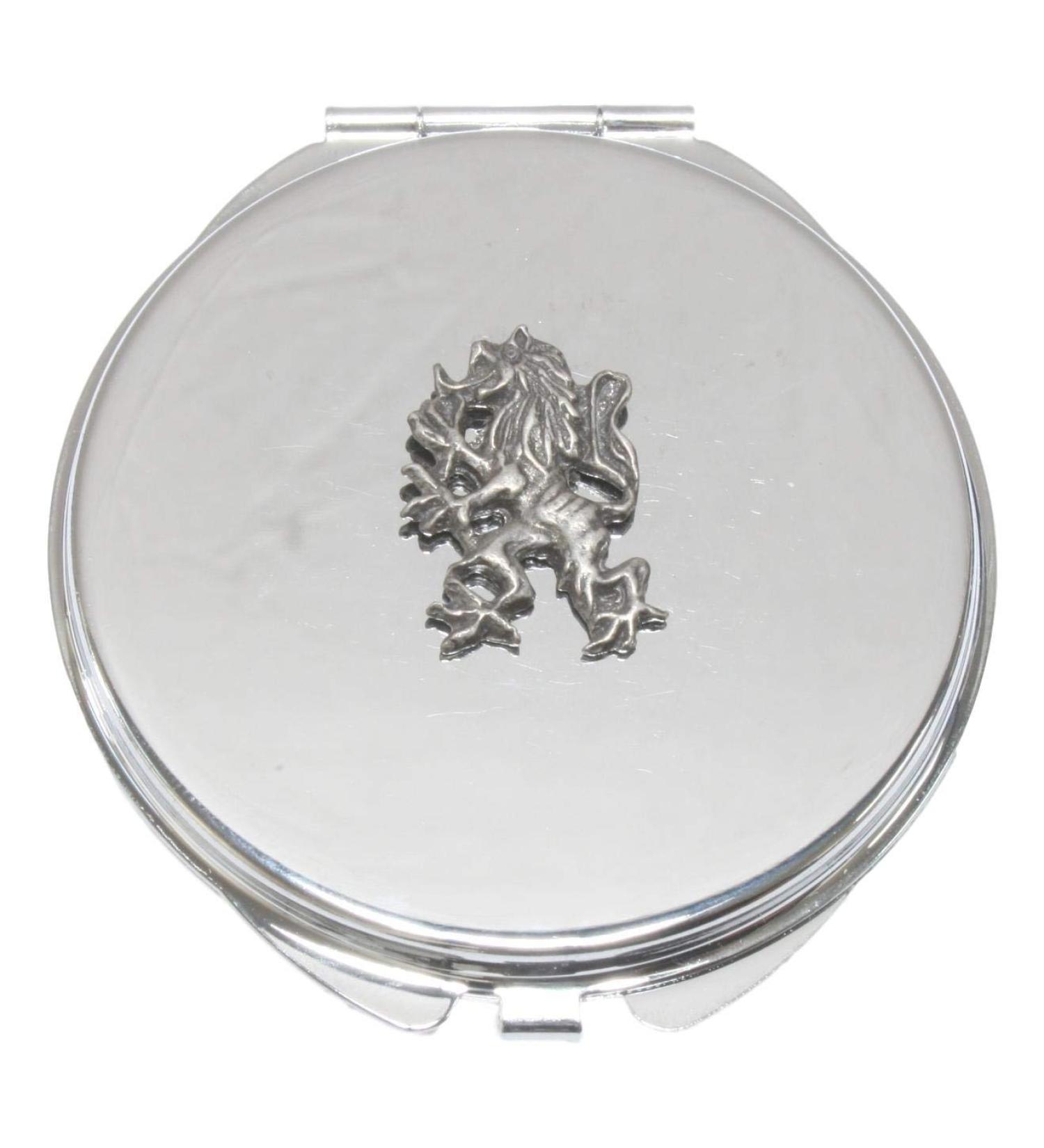 Rampant Lion Compact Mirror Handbag Gift With Free Engraving 294 - Buy Online on SooperMarket.com