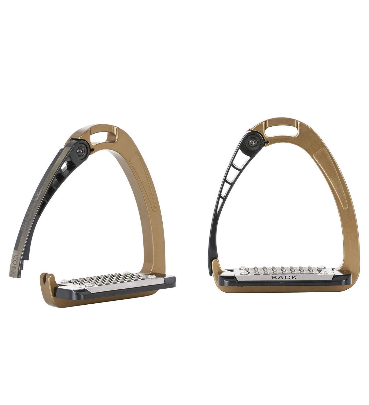 Buy Acavallo Busse Stirrups Arena ALUPRO Bronze - Premium Quality Equestrian Gear for International Shipping - Buy Online on SooperMarket.com