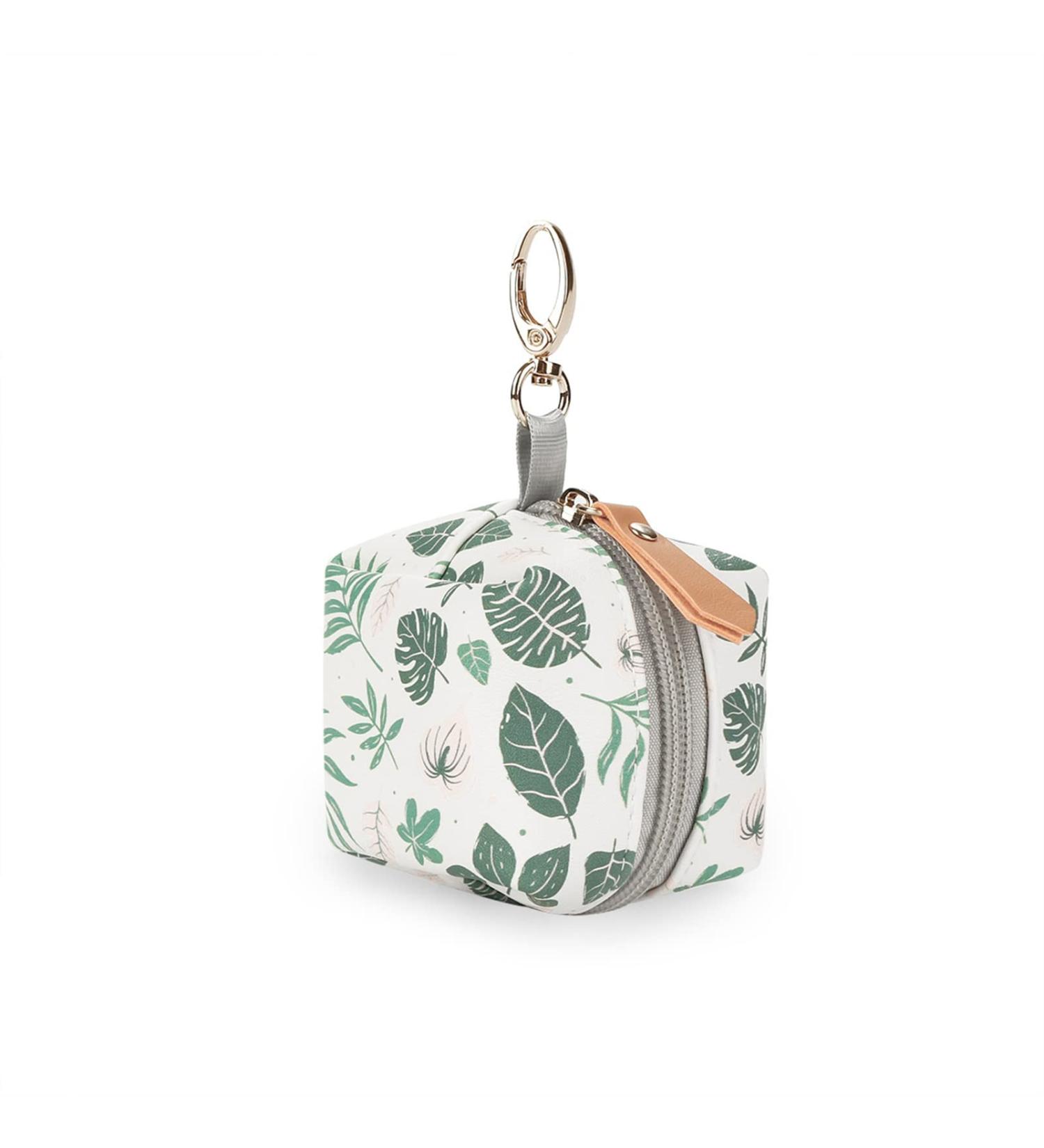 Stylish Techsome Pacifier Holder & Strap | Clip for 2 Pacifiers | Perfect for Travel & Outdoor Activities | Green Baby Utensils - Buy Online on SooperMarket.com