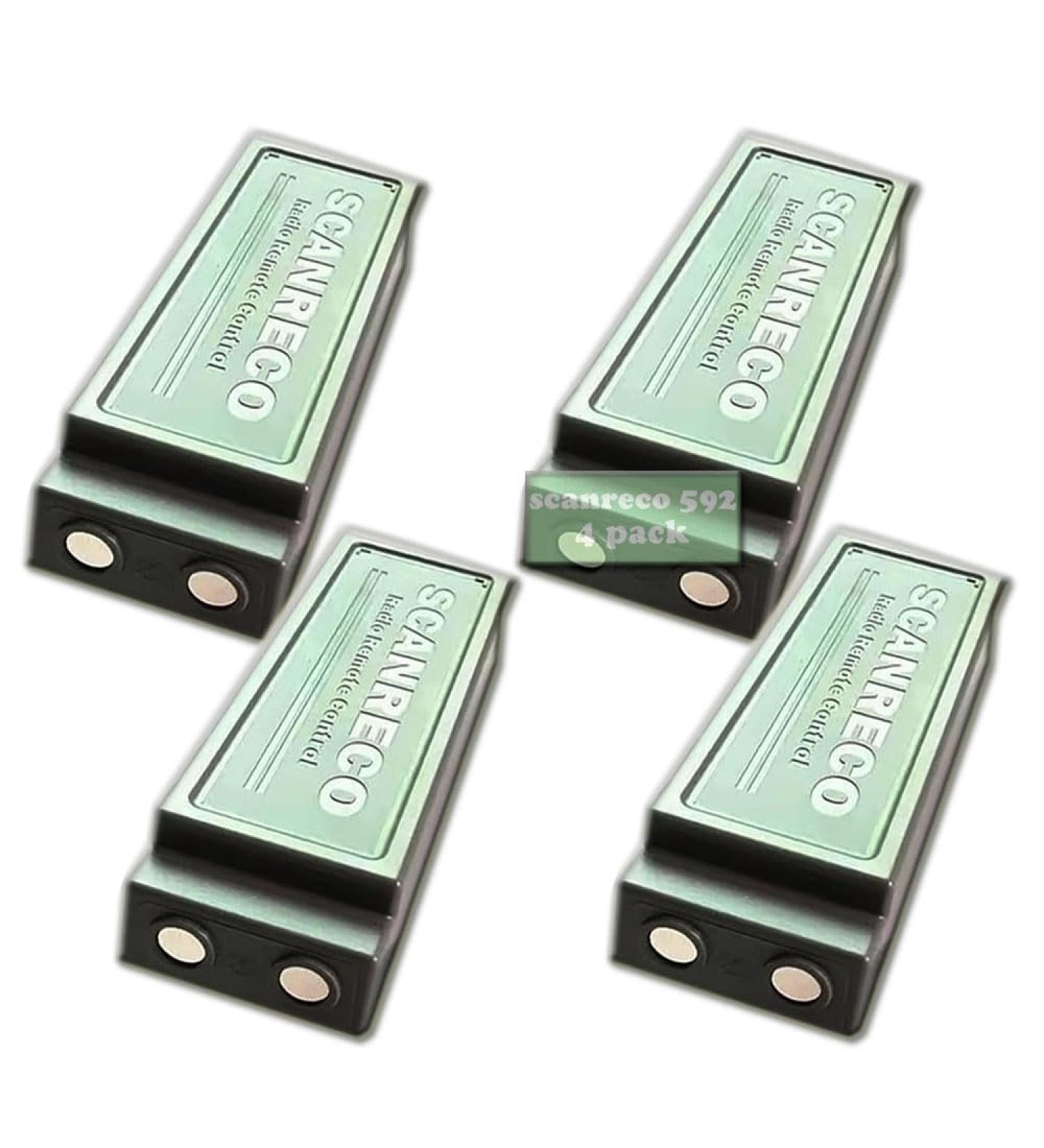 4 Pack 2000mAh 7.2V NiMH Battery - Compatible Replacement for Scanreco 590 592 960 & More | International Shipping - Buy Online on SooperMarket.com