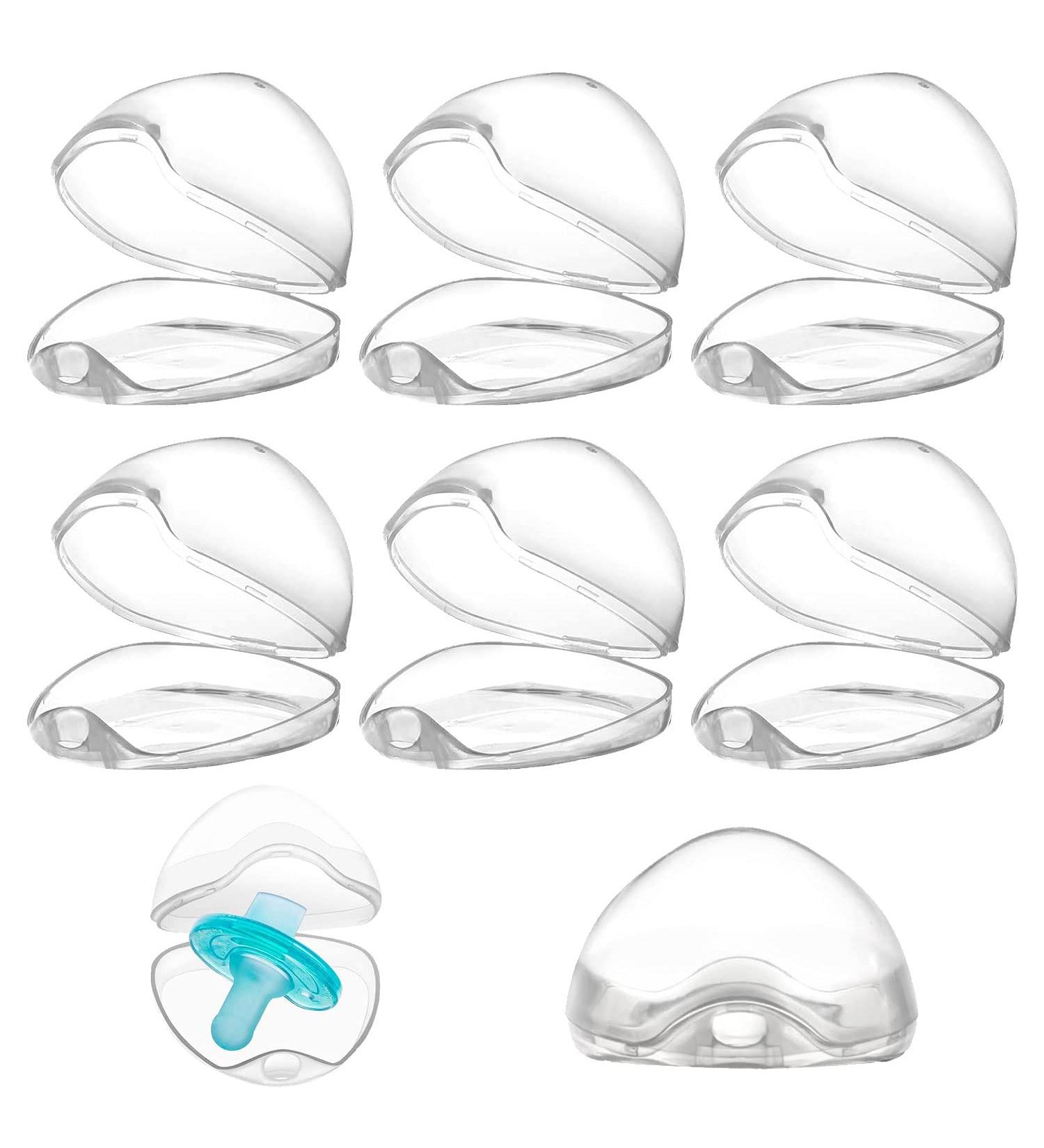 Buy Transparent Pacifier Box Set - 6 Portable & Dustproof Storage Containers for Babies - Buy Online on SooperMarket.com