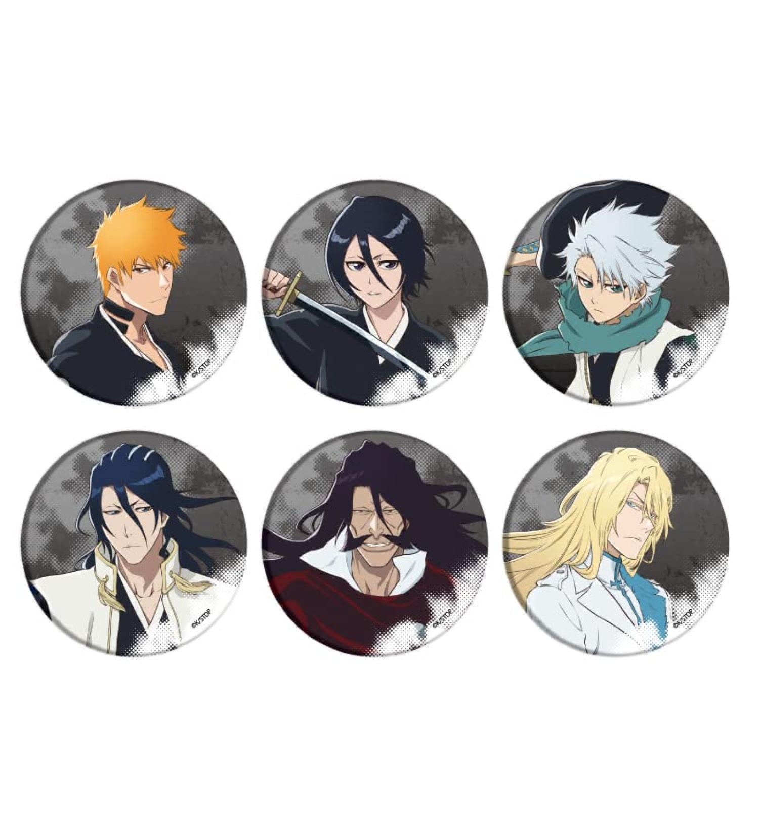 Bleach Thousand Years Blood War 15 Combat Version Drawn Can Badge Box of 6