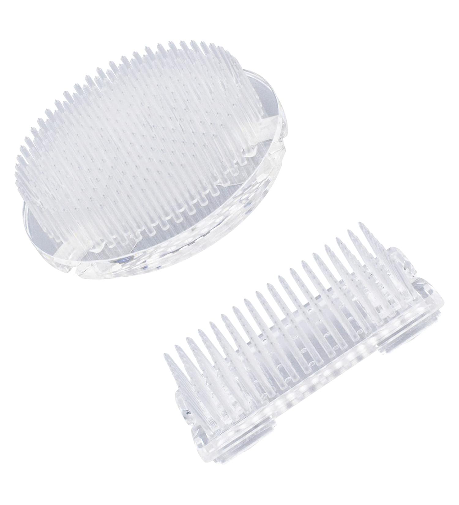 2Pcs Flower Frog Clear Plastic Ikebana Kenzan Frog Japanese Flower Holder for DIY Flower Craft - Buy Online on SooperMarket.com
