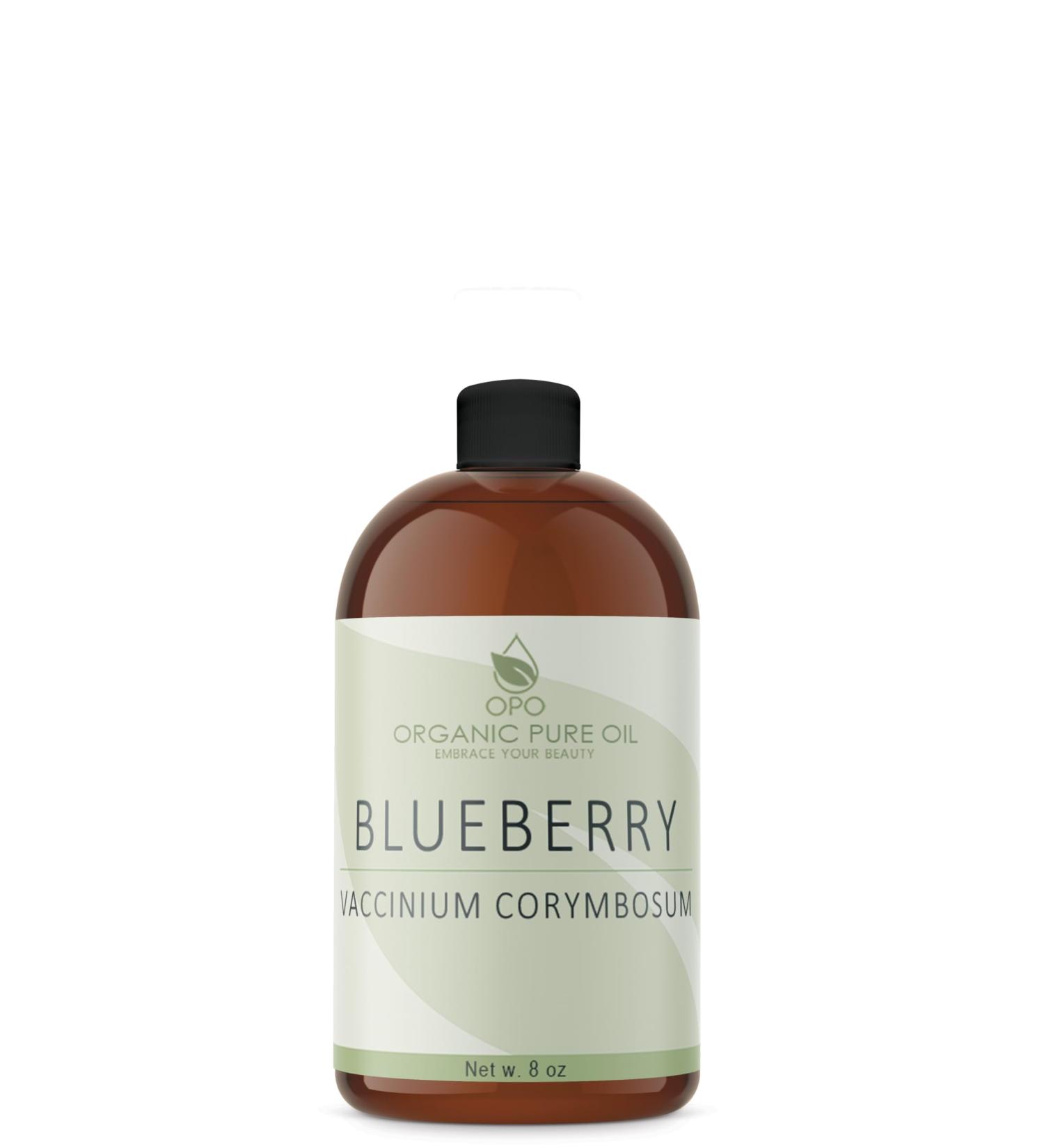 Buy 100% Pure Blueberry Seed Oil - Cold Pressed Non-GMO Carrier Oil for Skin & Hair Care - 8 oz - Buy Online on SooperMarket.com