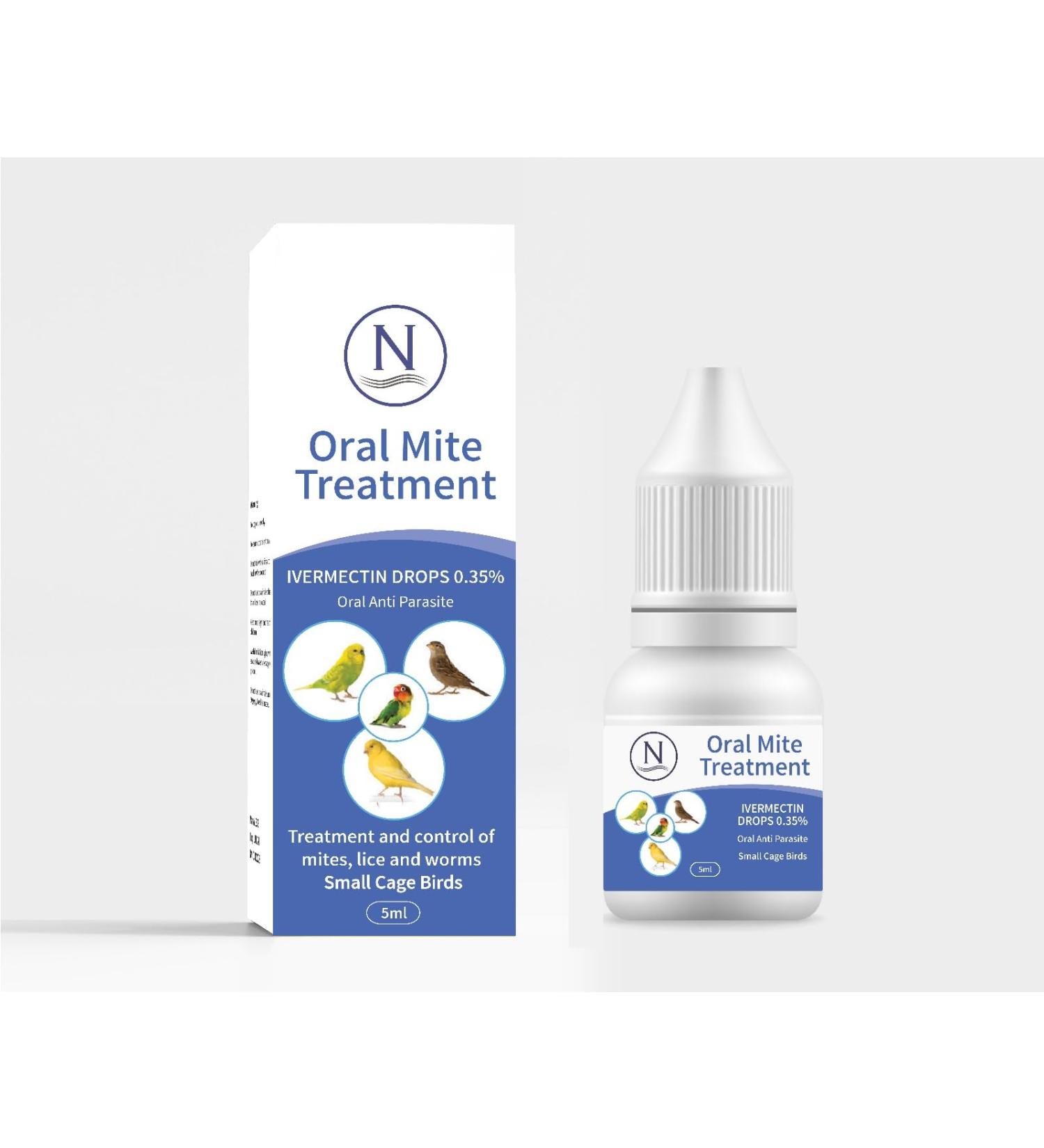 Naqua - 5ml ORAL Mite Treatment for Birds Finches Budgies Canaries & Small Cage Birds. Birds 60g to 500g. Kills lice fleas & ticks. Vet Strength Medicine - Buy Online on SooperMarket.com