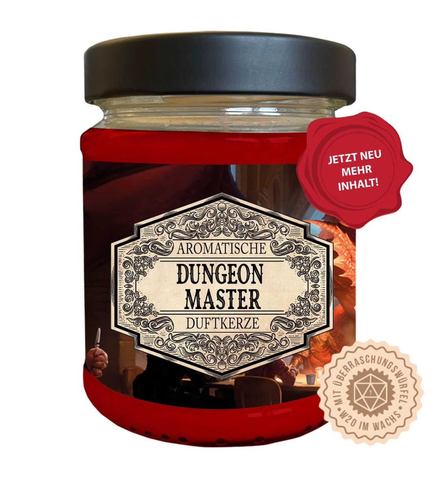 Role Play Fragrance Candle Dungeon Master - Handmade in Germany | Hidden D20 Cube | 240ml 40 Hours Burn Time - Buy Online on SooperMarket.com