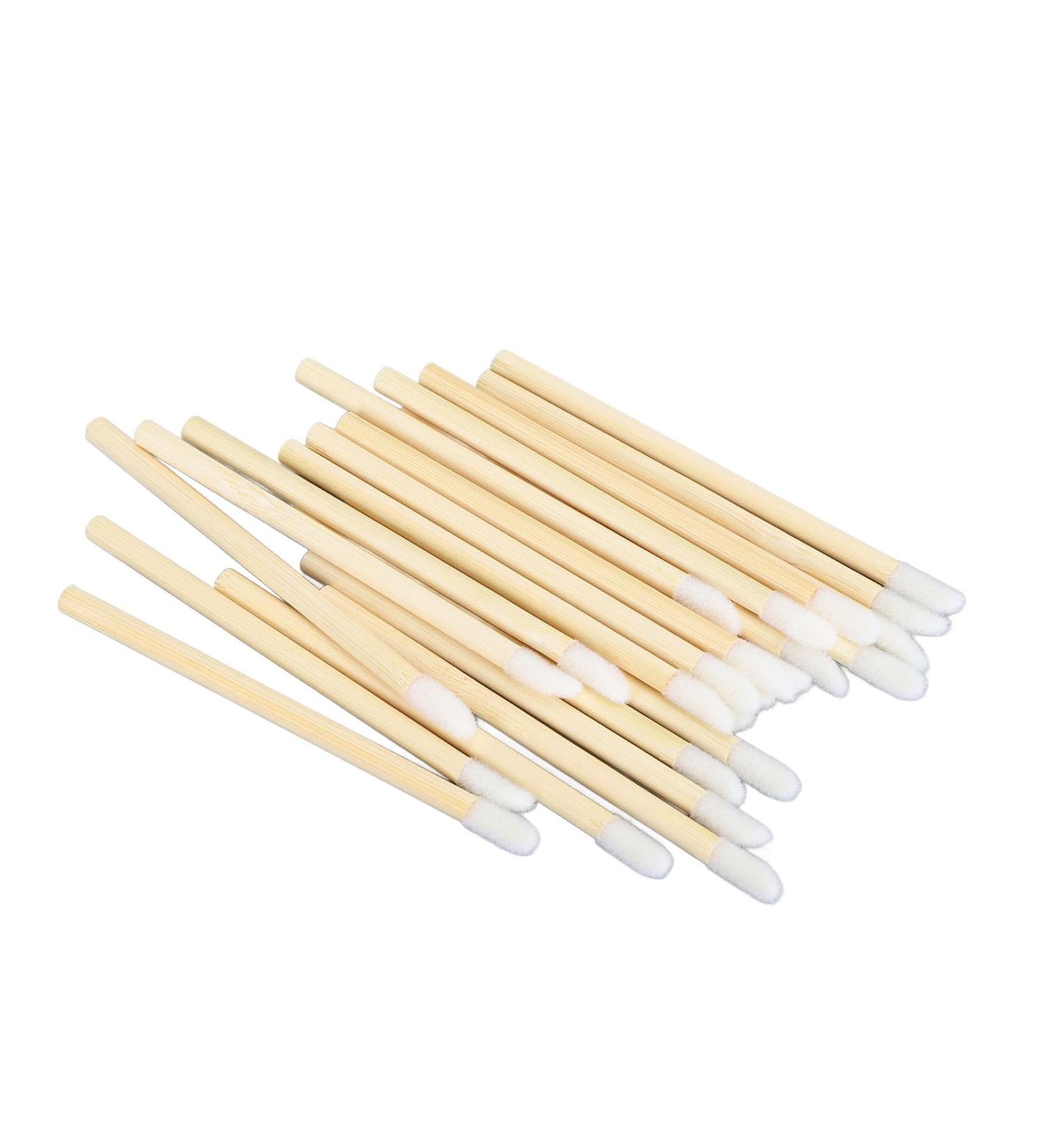 Lipstick Applicator with Bamboo Handle Multifunctional Beauty Tool Lip Brush with Bamboo Handle for Kitchen - Buy Online on SooperMarket.com