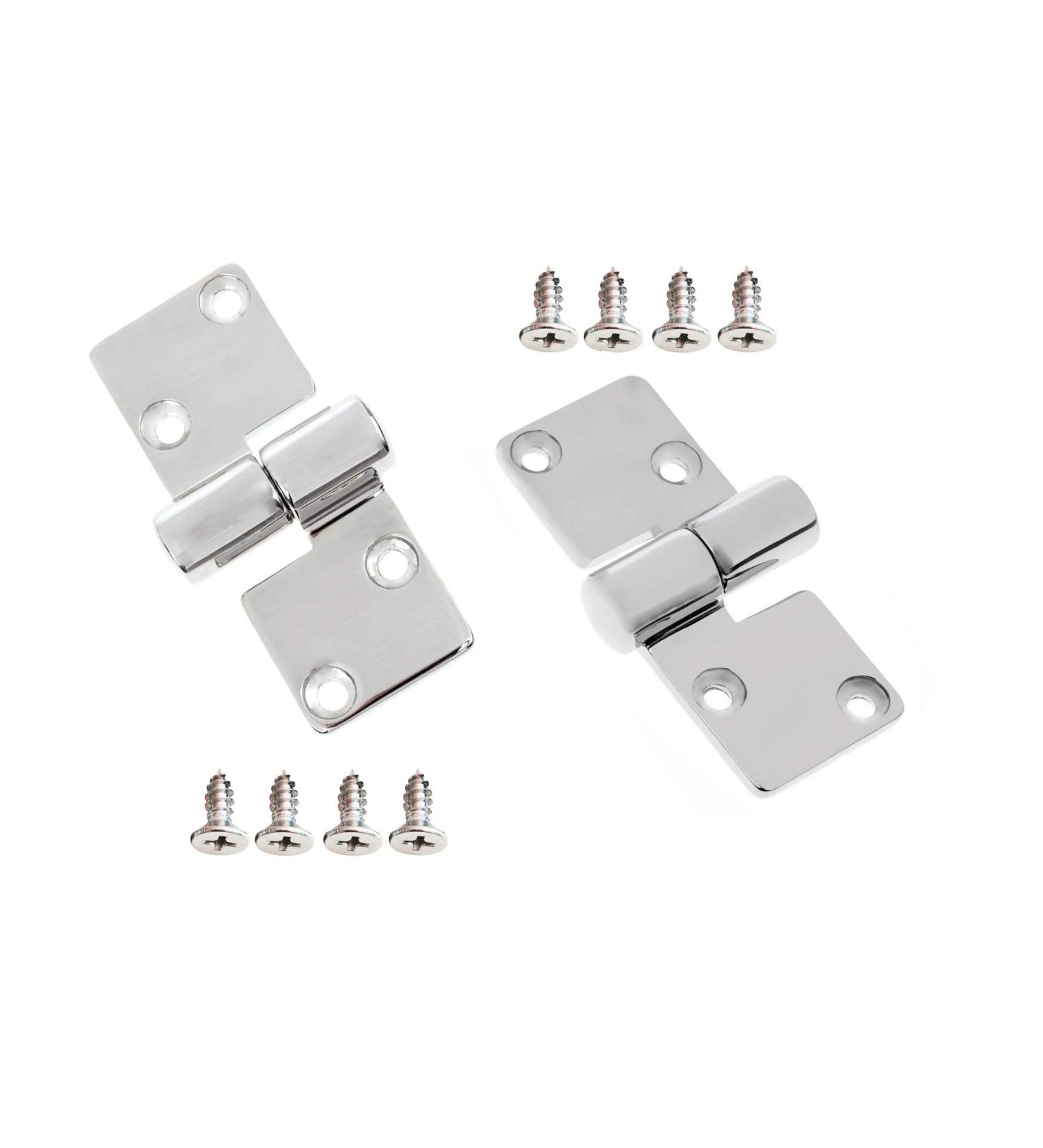 GooMeng 3.5x1.5 316 Stainless Steel Lift-Off Hinges for Marine Boat Door Furniture - Heavy Duty, Left & Right, with Screws (1 Pair) - Buy Online on SooperMarket.com