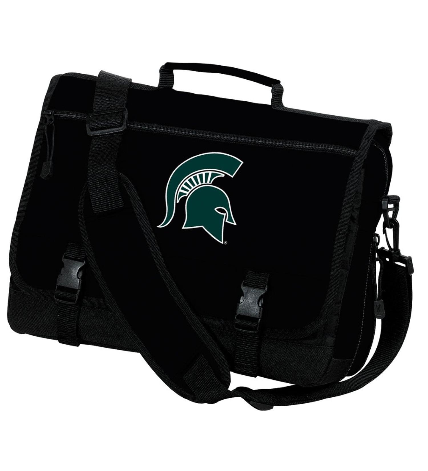 Michigan State University Laptop Bag | Official MSU Computer Messenger Bag - Buy Online on SooperMarket.com