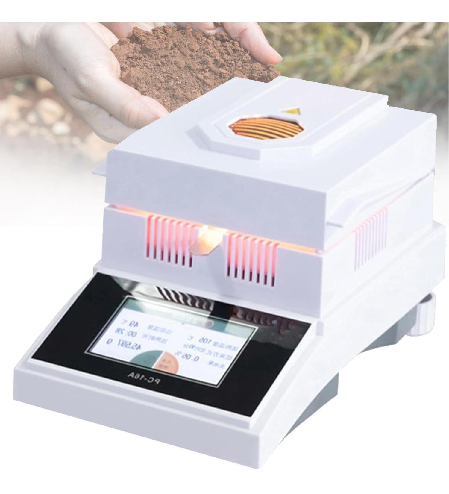 Grain Moisture Tester Smart Grain Moisture Meter for Grains Wheat Maize (Corn) Coffee Cocoa Bean Flaxseed Soybean Rice Almonds Peanut Sesame Sorghum 100g/1mg - Buy Online on SooperMarket.com