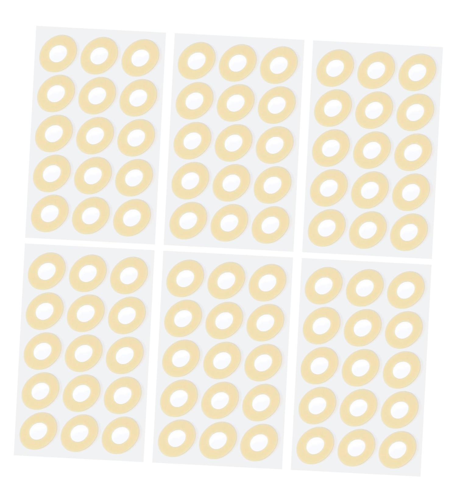 COOLHIYA Sheets Latex Corn Stickers Foot Callus Sticker Corn Pedi Pad Plantar Pad Sticker Protector Doorables Feet Corn Stickers Sticker Cushions Foot Patch Oval Non-Woven Fabric - Buy Online on SooperMarket.com