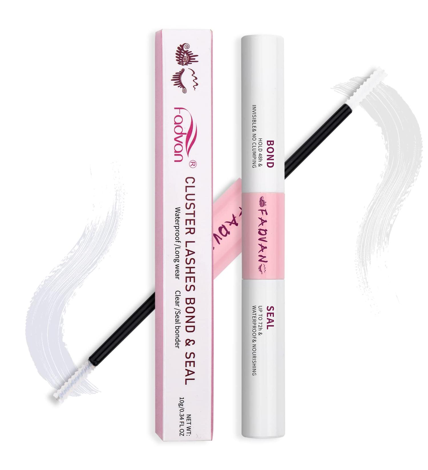 FADVAN Cluster Lash Glue Clear-10ml | Super Hold 72 Hours | Latex-Free for Sensitive Eyes - Buy Online on SooperMarket.com