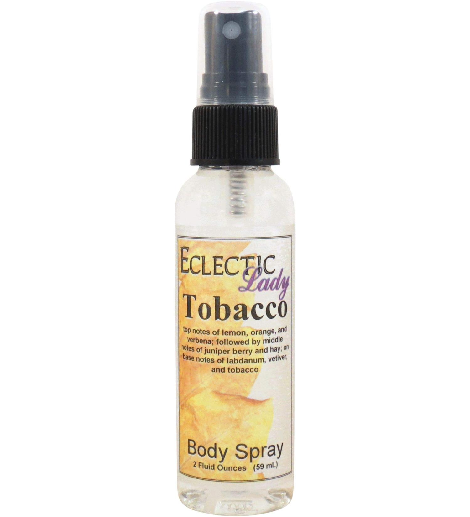 Tobacco Body Spray (Double Strength) 8 ounces Body Mist for Women with Clean Light & Gentle Fragrance Long Lasting Perfume with Comforting Scent for Men & Women Cologne with Soft Subtle Aroma 8 Fluid Ounces (Double Strength) - Buy Online on SooperMarket.com