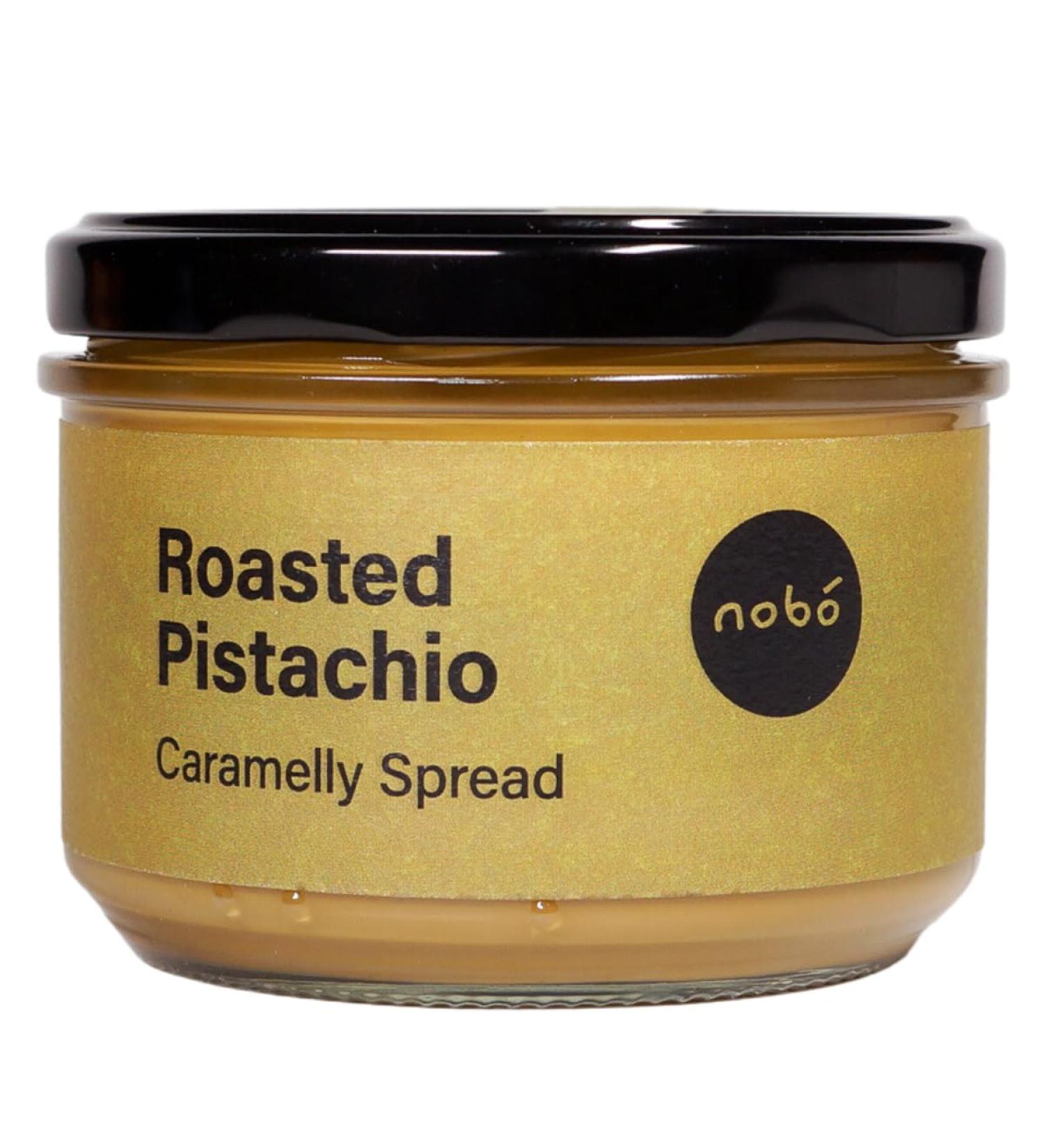 nob Pistachio Spread - With Roasted Pistachios Cashew Nuts Coconut Sugar & Extra Virgin Olive Oil - Plant Based Refined Sugar Free Palm Oil Free Gluten Free - 200g Pistachio Cream Nut Butter - Buy Online on SooperMarket.com