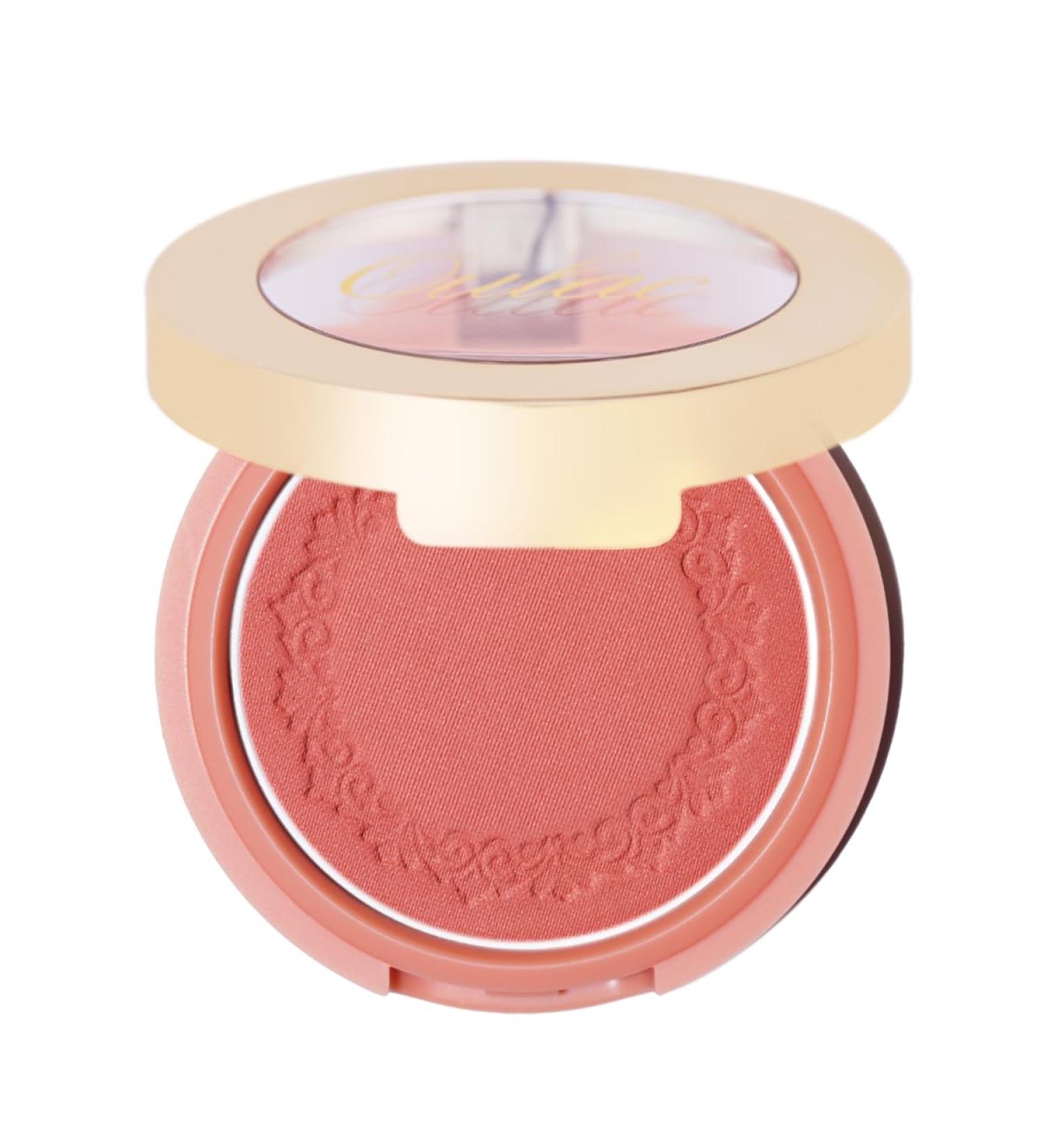 Oulac Rouge Powder Matt Blush - Super-Fine Vegan Formula Gentle Application Ideal for All Skin Types - 4.8g Forever Young - Buy Online on SooperMarket.com