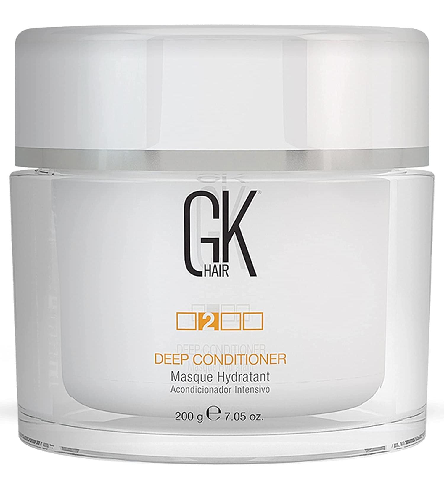 GK HAIR Global Keratin Deep Conditioner Masque - Intense Hydrating Repair Treatment for Dry, Damaged, Color Treated Hair - 7.05 Fl Oz/200g - Buy Online on SooperMarket.com