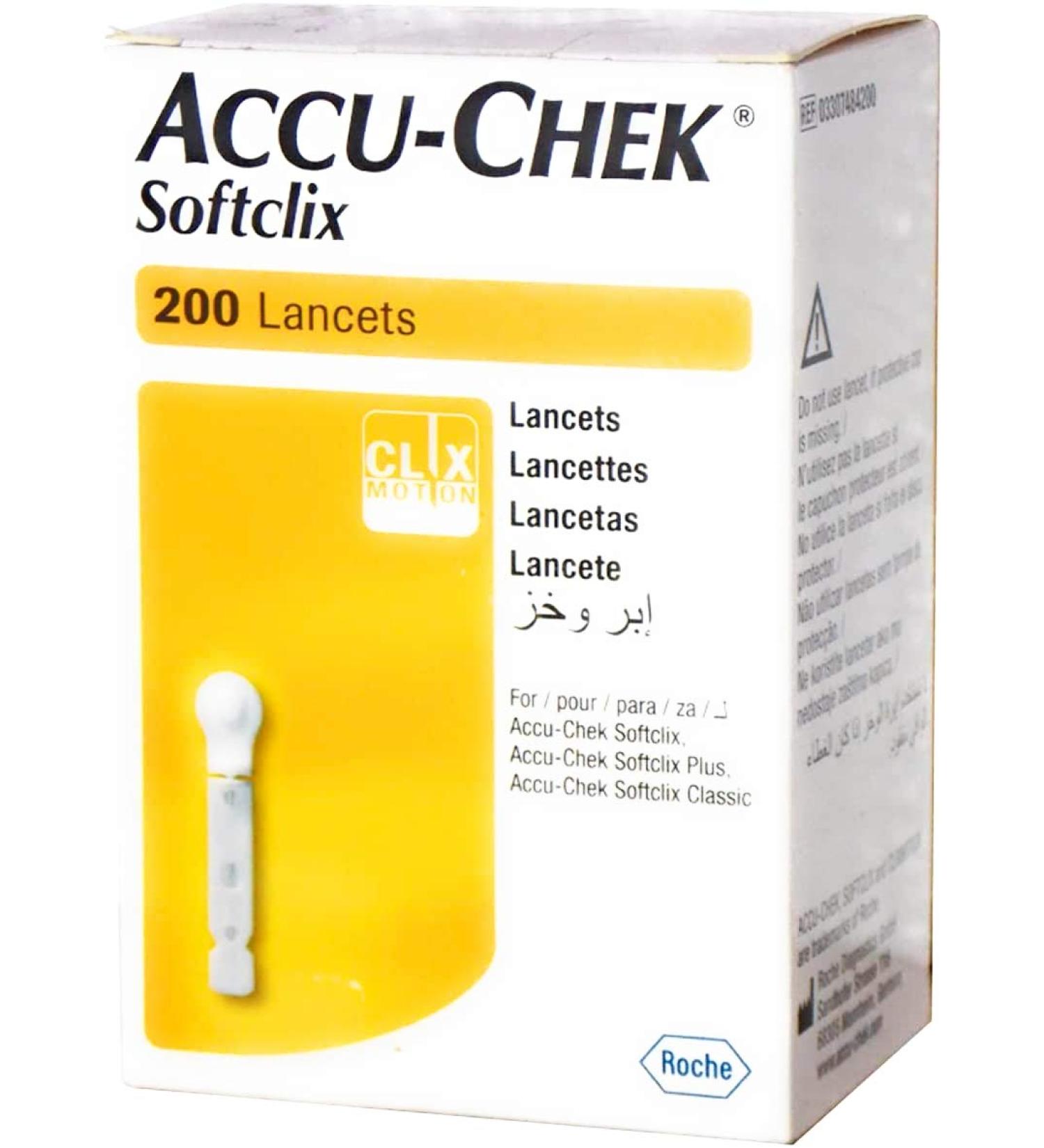 Accu Chek Softclix Lancets Pack of 200 200 Count