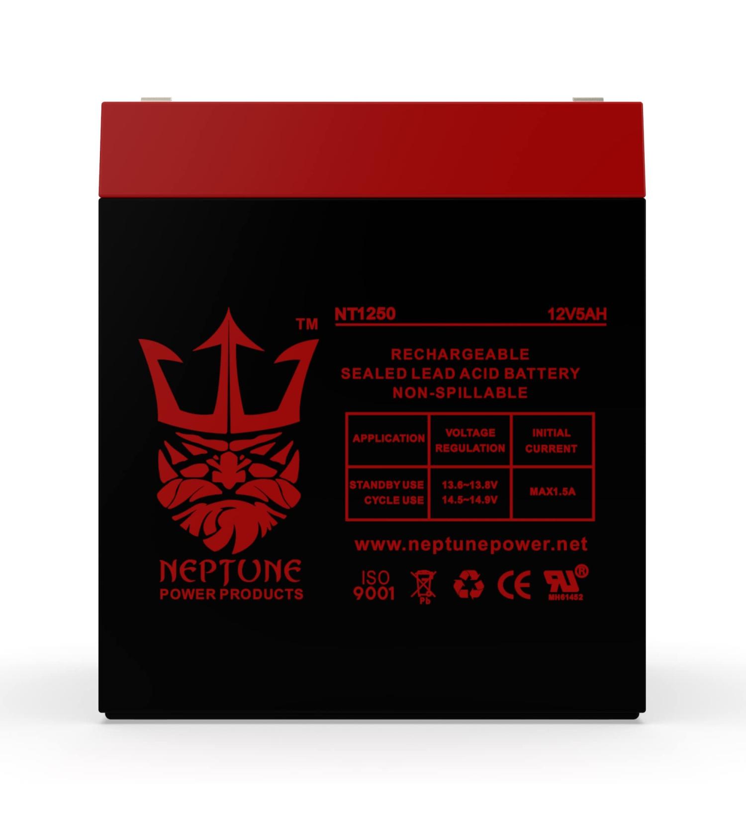 Buy Neptune NT1250 12V 5AH UPS Replacement Battery - Power Patrol SLA1055 Compatible Fast International Shipping - Buy Online on SooperMarket.com