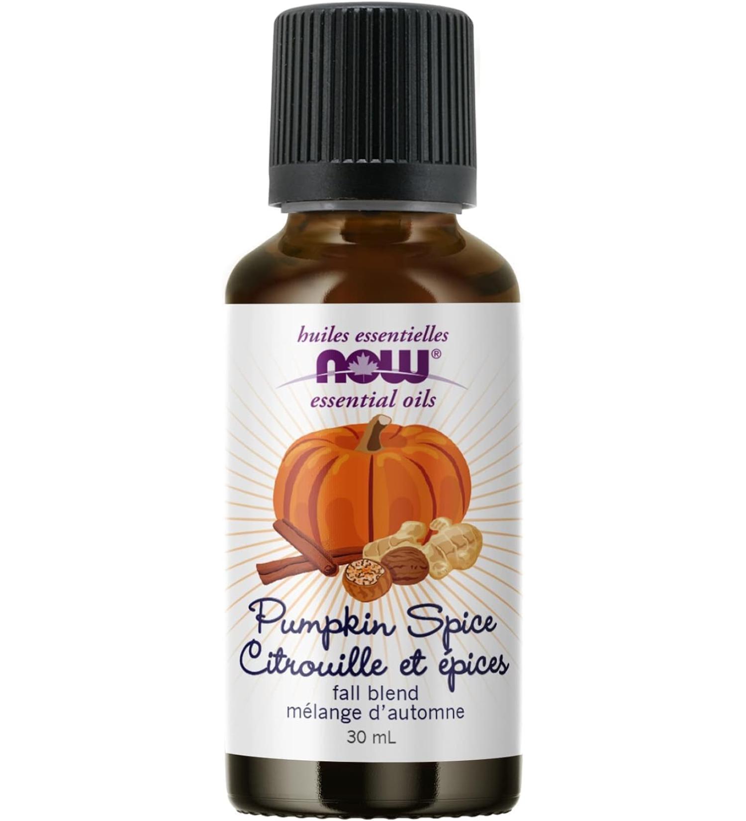 NOW Pumpkin Spice Essential Oil Blend 30mL - Buy Online on SooperMarket.com