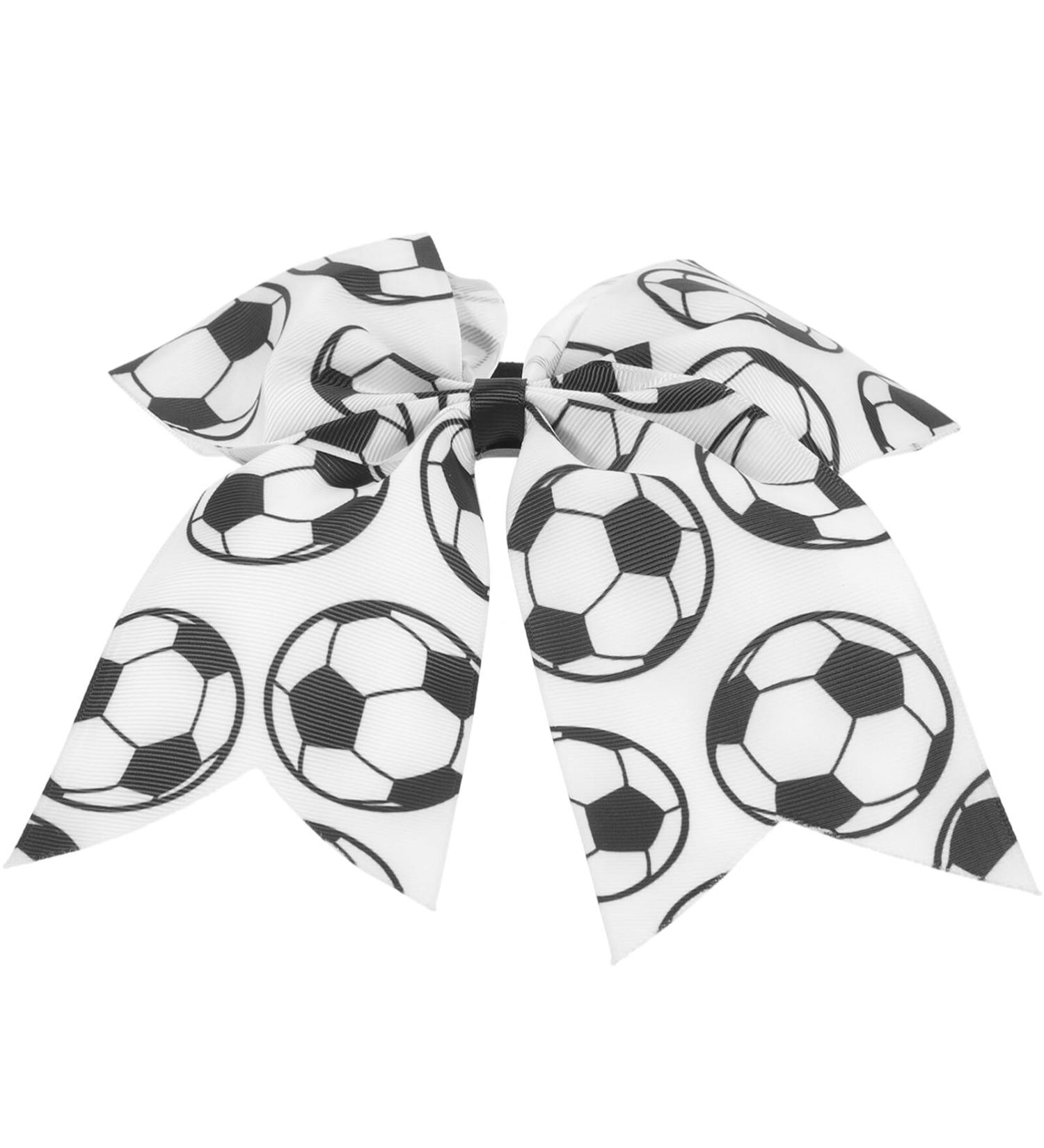 minkissy Elastic Ponytail Holder Soccer Hair Tie Soccer Hair Bow Tie Soccer Hair Accessory for Girl - Buy Online on SooperMarket.com