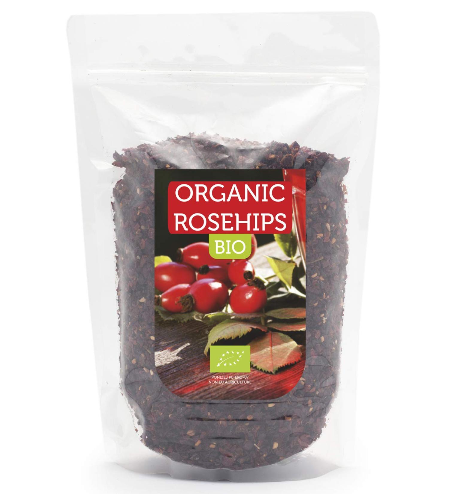 Dried ROSEHIPS Organic Shells | Natural Vitamin C | 1 KG BIO - Buy Online on SooperMarket.com