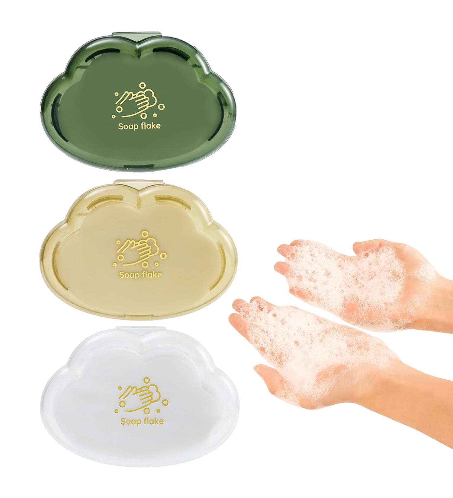 MOGURI Disposable Travel Soap Leaves - 150 Pocket Sized Foaming Paper Soaps for Easy Hand Washing on the Go - Buy Online on SooperMarket.com