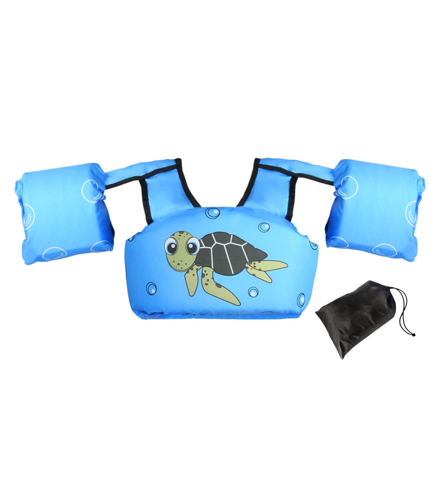 JEVDES Swim Vest for Kids 30-50 Lbs - Toddler Boys and Girls Sea Beach Pool Turtle Design - Buy Online on SooperMarket.com