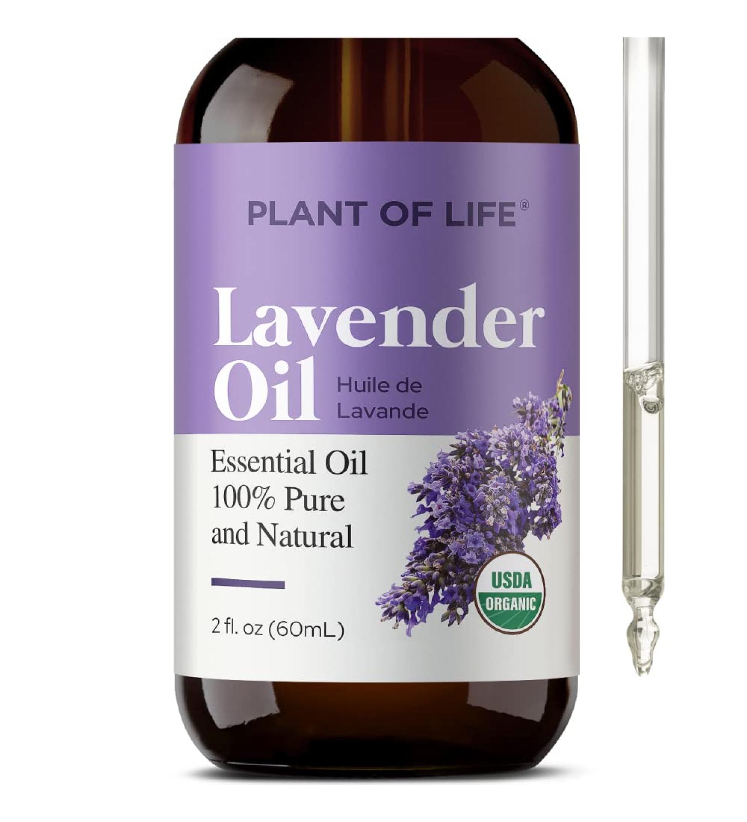 Plant of Life Essential Oil - 100% Pure and Natural - Therapeutic Grade Essential Oil with Dropper (Lavender 2 oz (60mL)) - Buy Online on SooperMarket.com