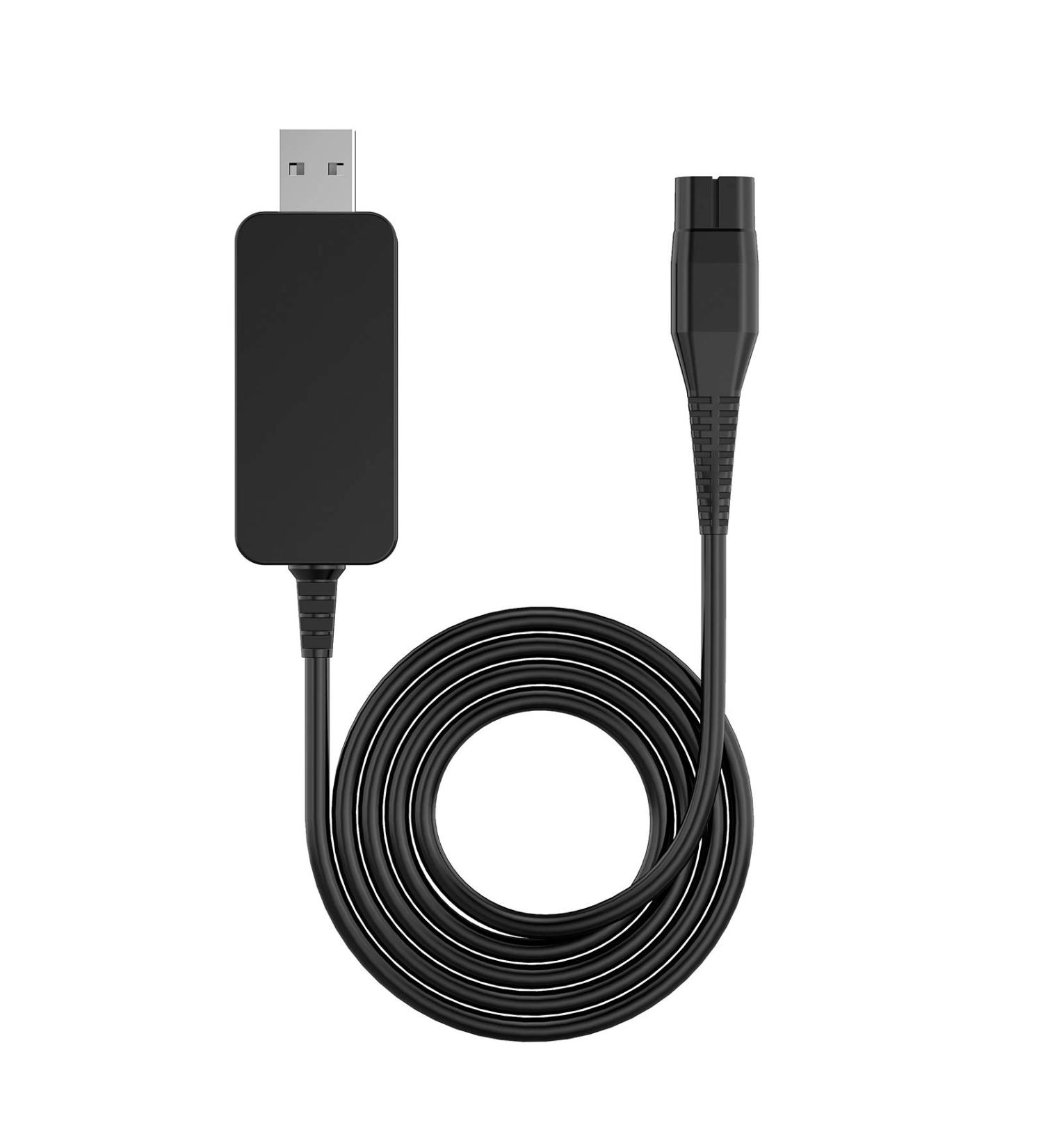 Buy Upgrade Version 4.3V USB Charger for S300 S500 Trimmers | All-in-One Care & Hybrid Electras Charging Cable - International Shipping Available - Buy Online on SooperMarket.com
