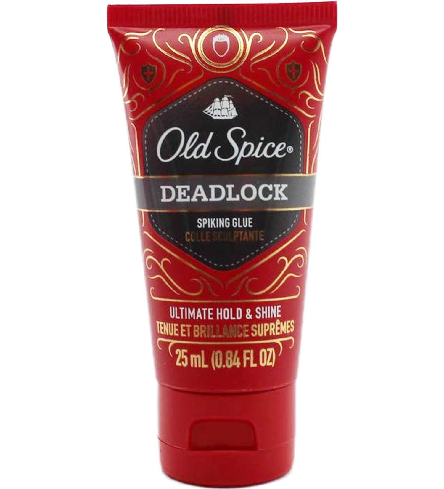 Old Spice Deadlock Spiking Glue Travel Size.84 Ounces / 25 ml (Pack of 6)