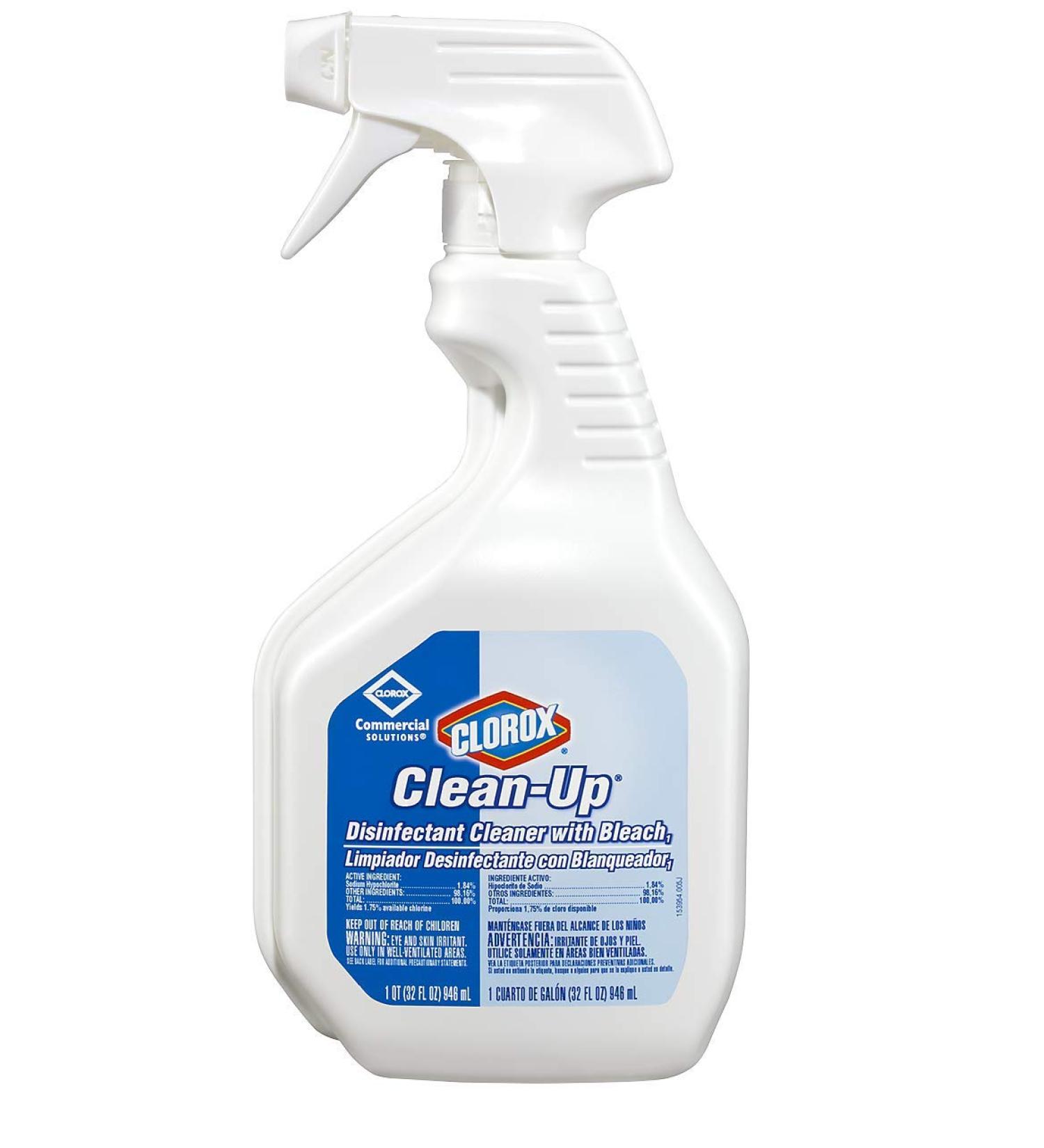 Clorox 35417 Clean-Up Disinfectant Cleaner with Bleach 32 fl oz Trigger Spray Bottle