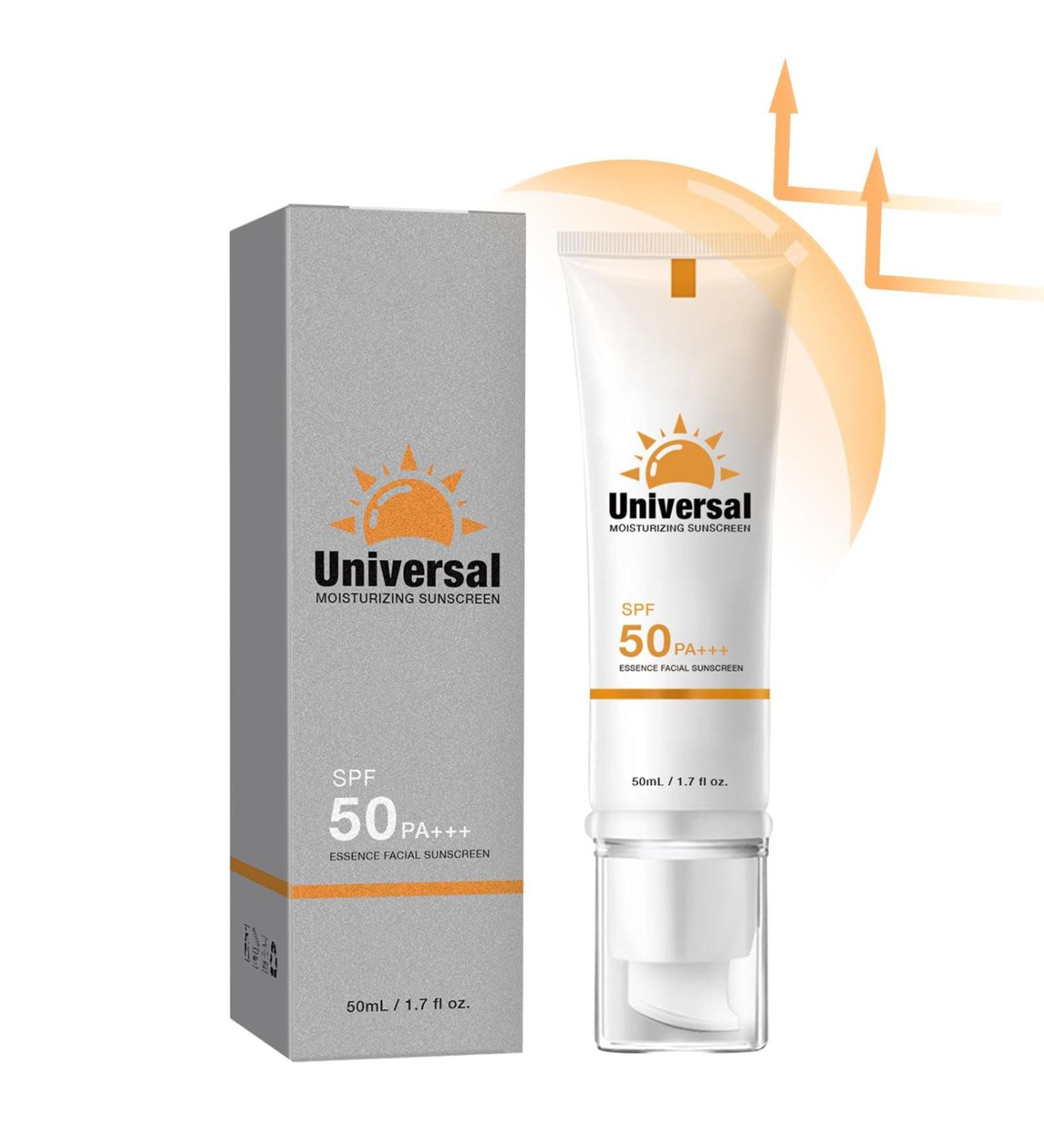 SPF 50+ Sunscreen 50ml Non-Greasy Face Sunscreen With 5- UVA & UVB Protection Water-Resistant Hydrating Sun Cream Sun Screen Lotion Sun Body Lotion Sun Block Cream For All Skin Types - Buy Online on SooperMarket.com