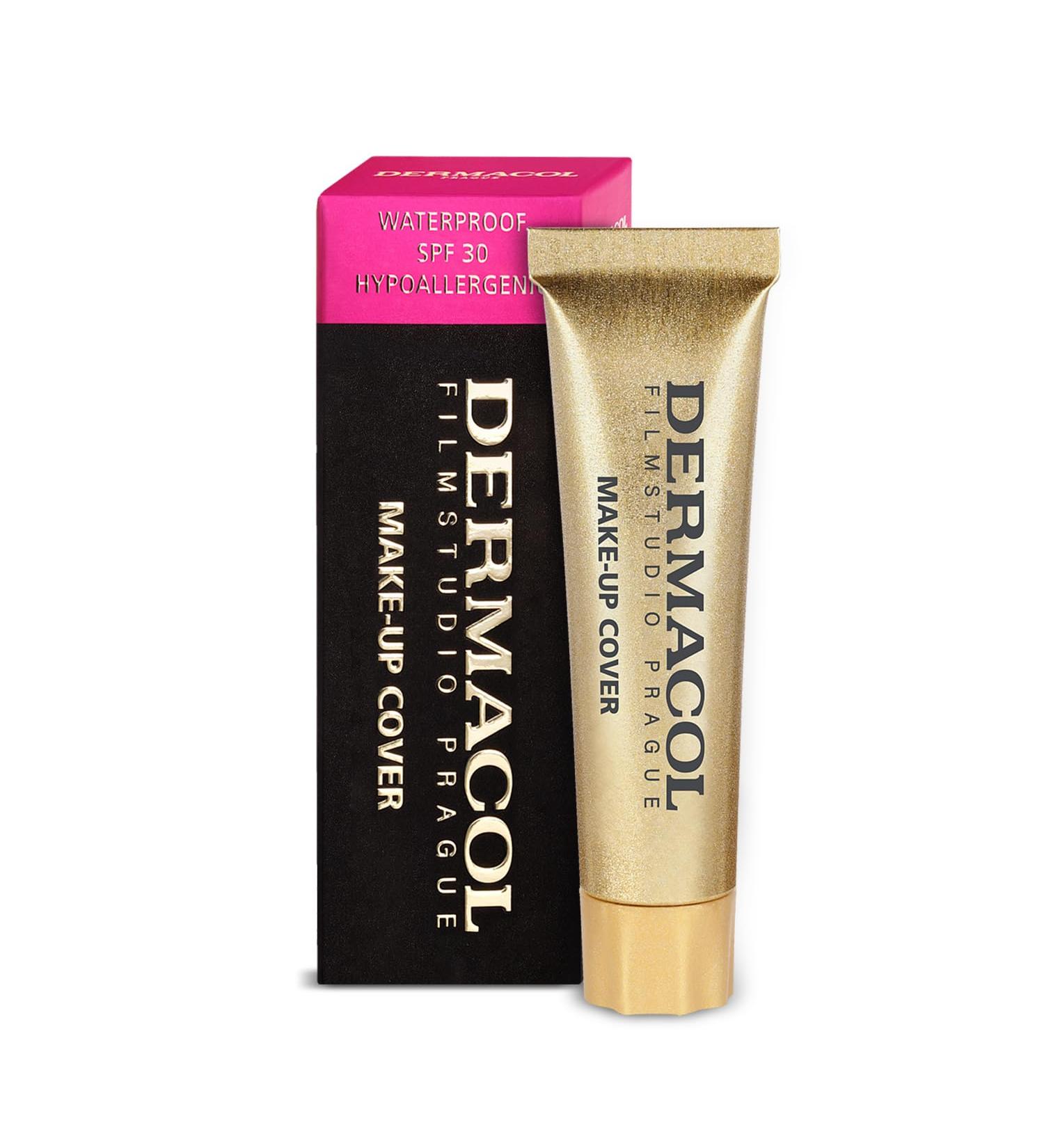 Dermacol Full Coverage Foundation 13G - Matte Liquid Makeup with SPF 30 Waterproof for Oily Skin & Acne Long-Lasting Shade 218 - Buy Online on SooperMarket.com