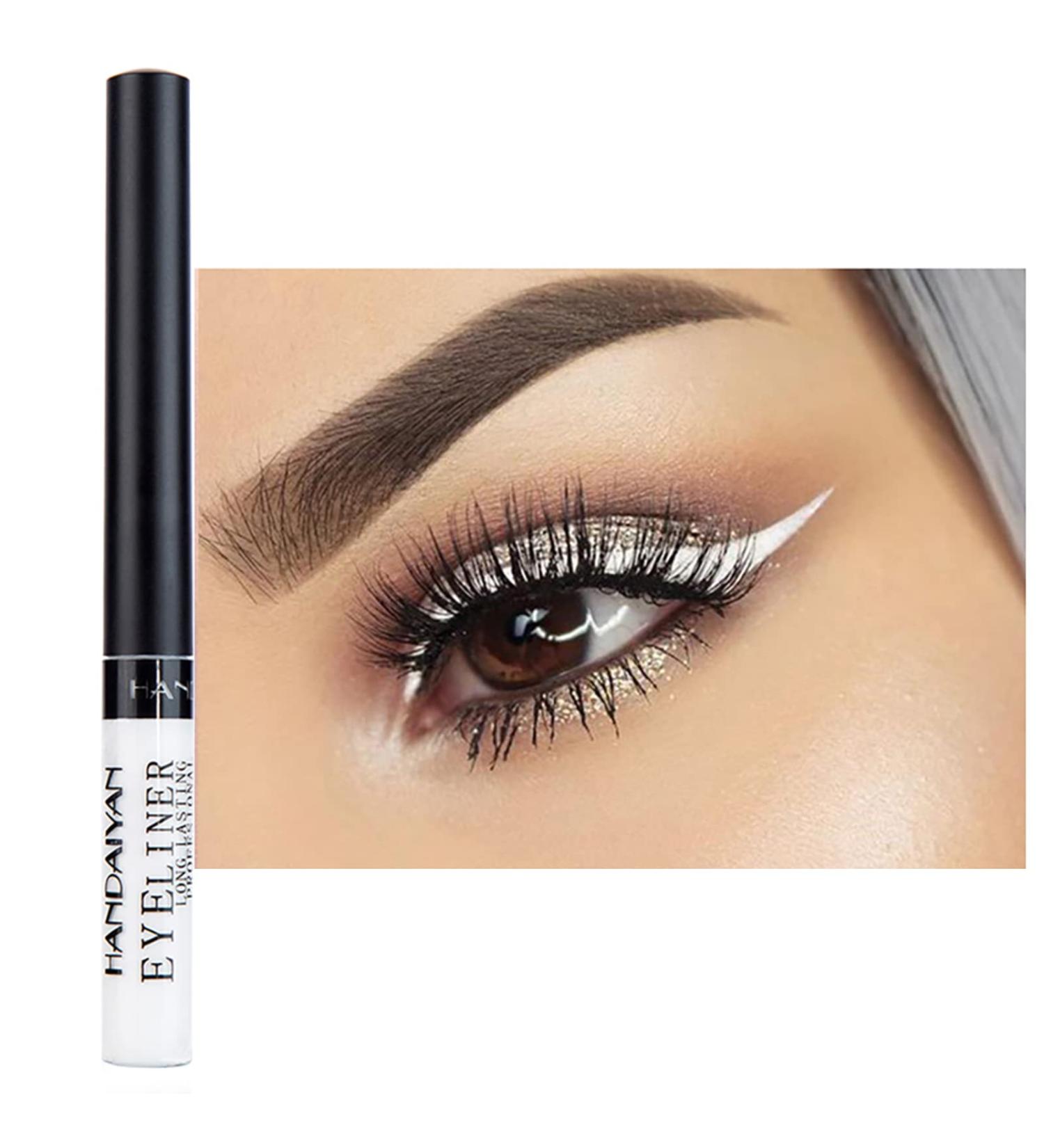 DekRion Liquid Eyeliner - Matte Colored Waterproof High-Pigmented White Eyeliner | Long-Lasting Eye Makeup - 1PC - Buy Online on SooperMarket.com